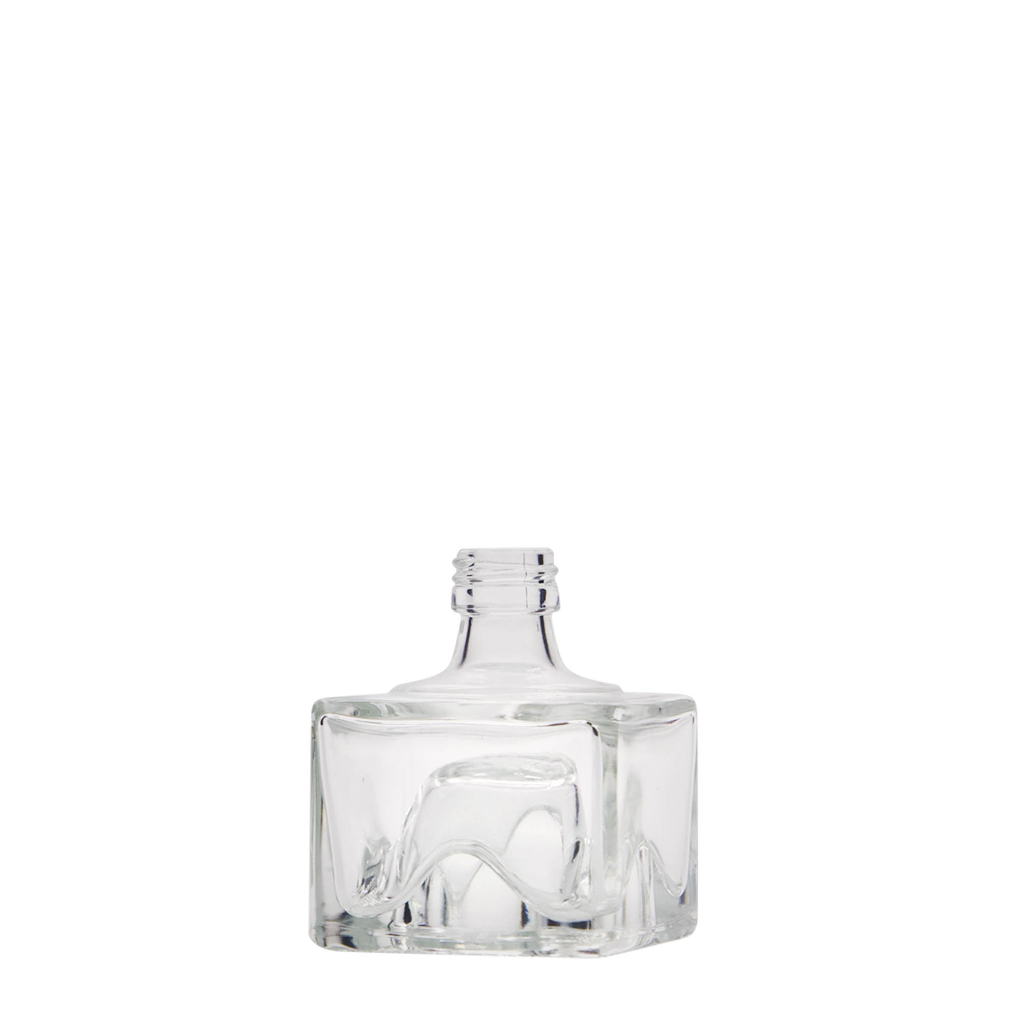 40 ml glasflaska 'Cocolores', fyrkantig, mynning: PP 18 40 ml glasflaska 'Cocolores', fyrkantig, mynning: PP 18