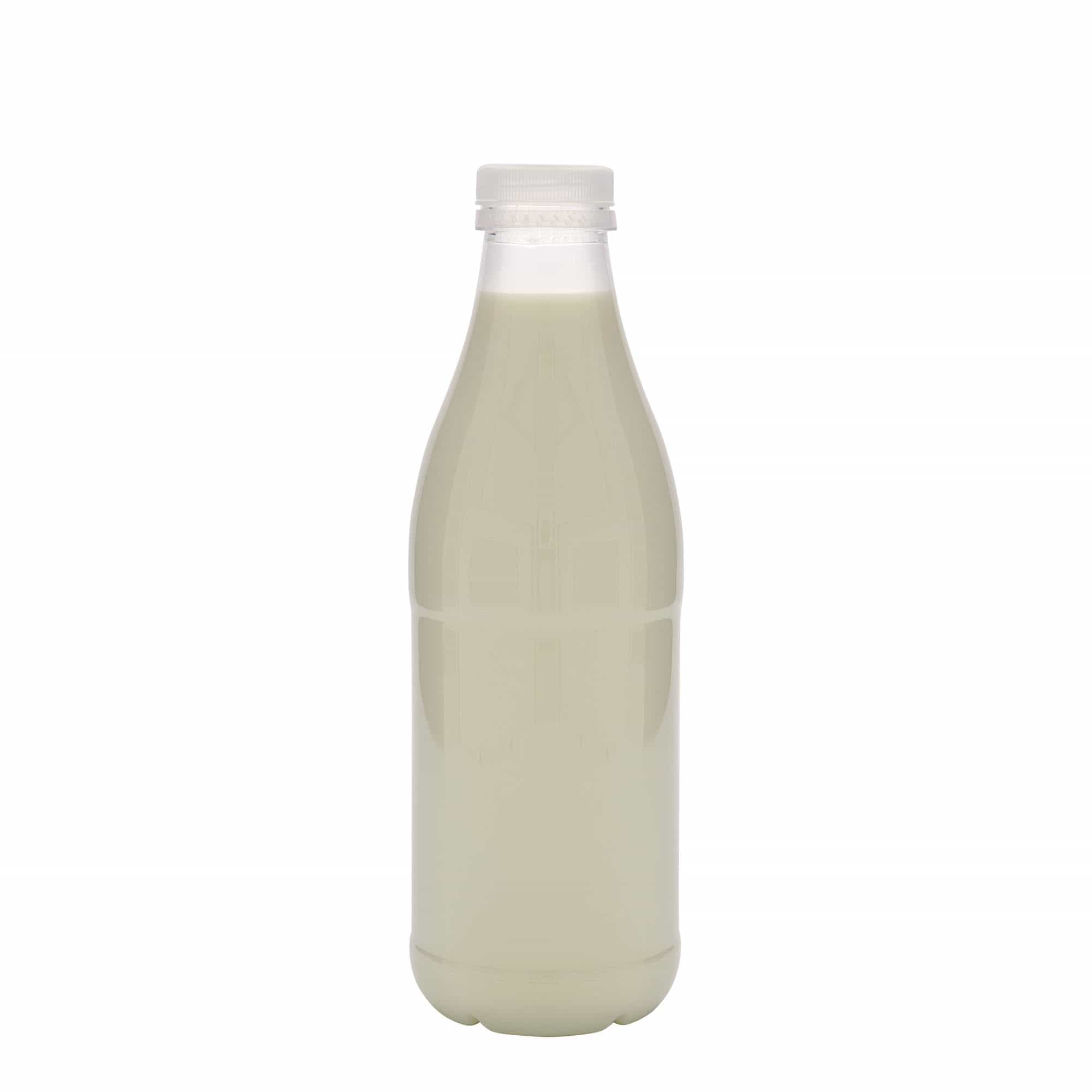 1.000 ml PET-flaska 'Mjölk och Juice', plast, öppning: 38 mm