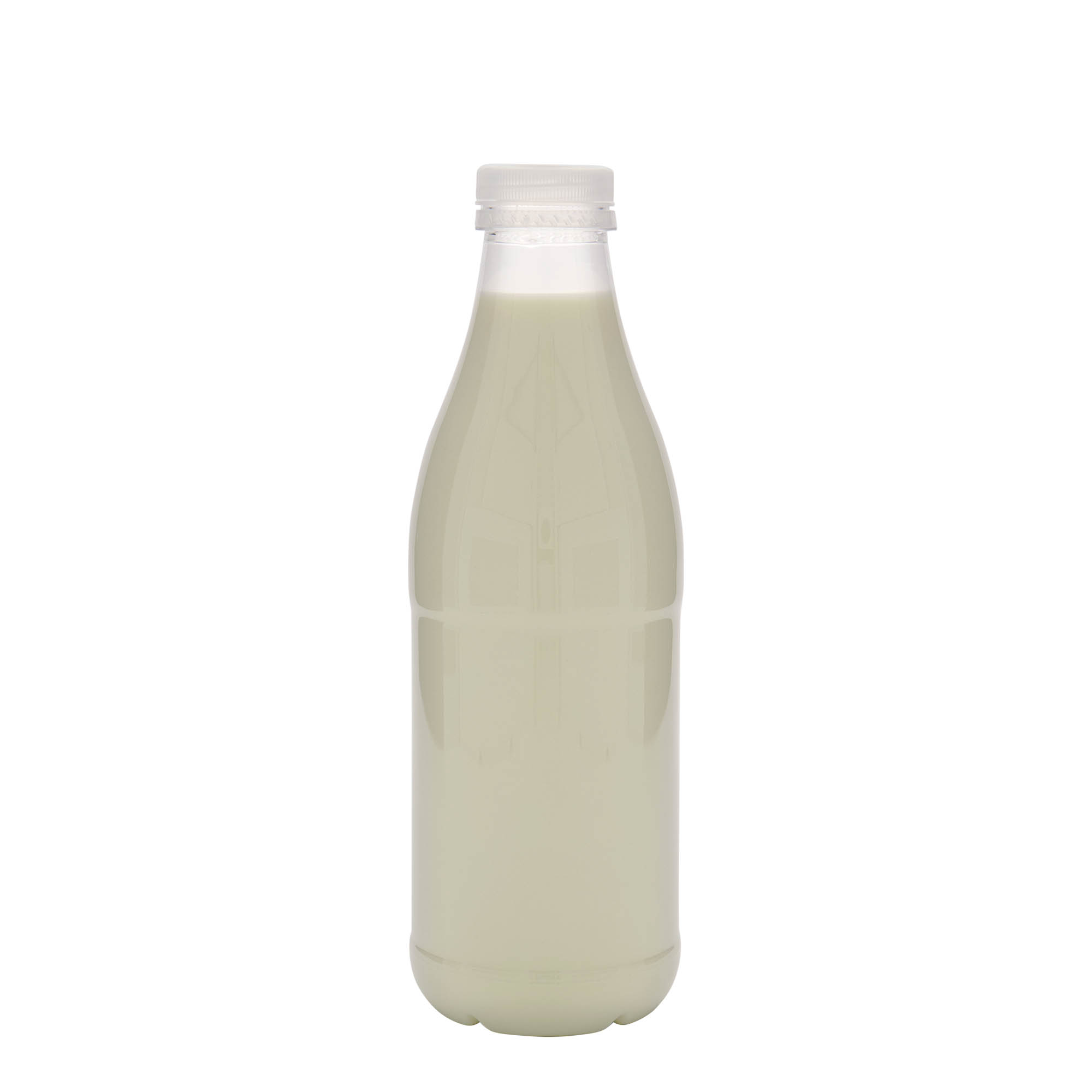 1.000 ml PET-flaska 'Mjölk och Juice', plast, öppning: 38 mm 1.000 ml PET-flaska 'Mjölk och Juice', plast, öppning: 38 mm