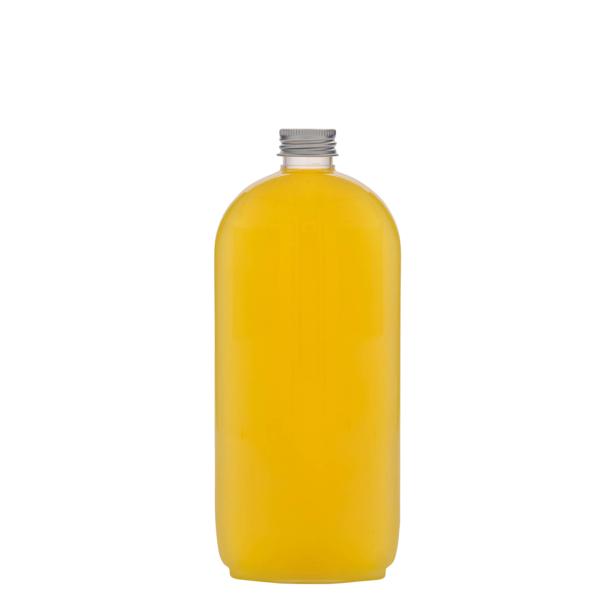 500 ml PET-flaska 'Iris', oval, plast, öppning: 24/410