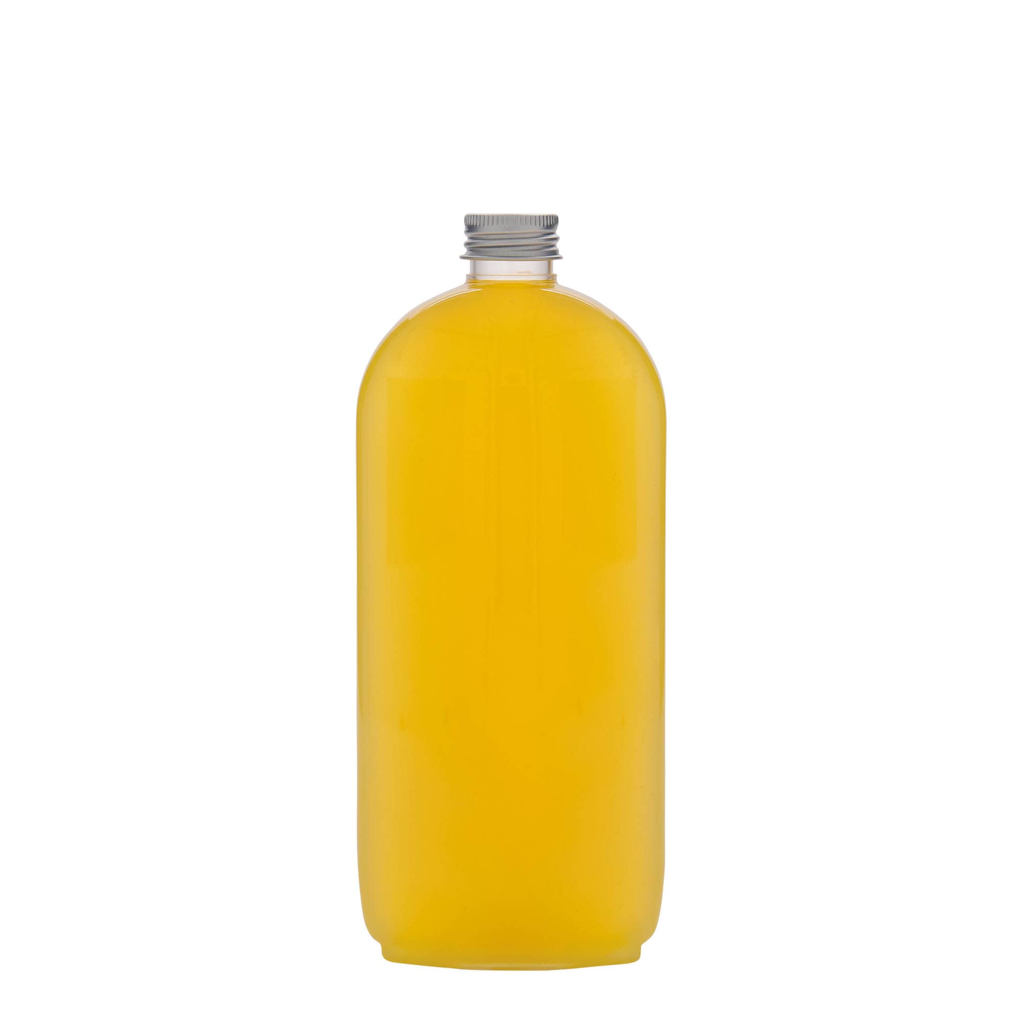 500 ml PET-flaska 'Iris', oval, plast, öppning: 24/410