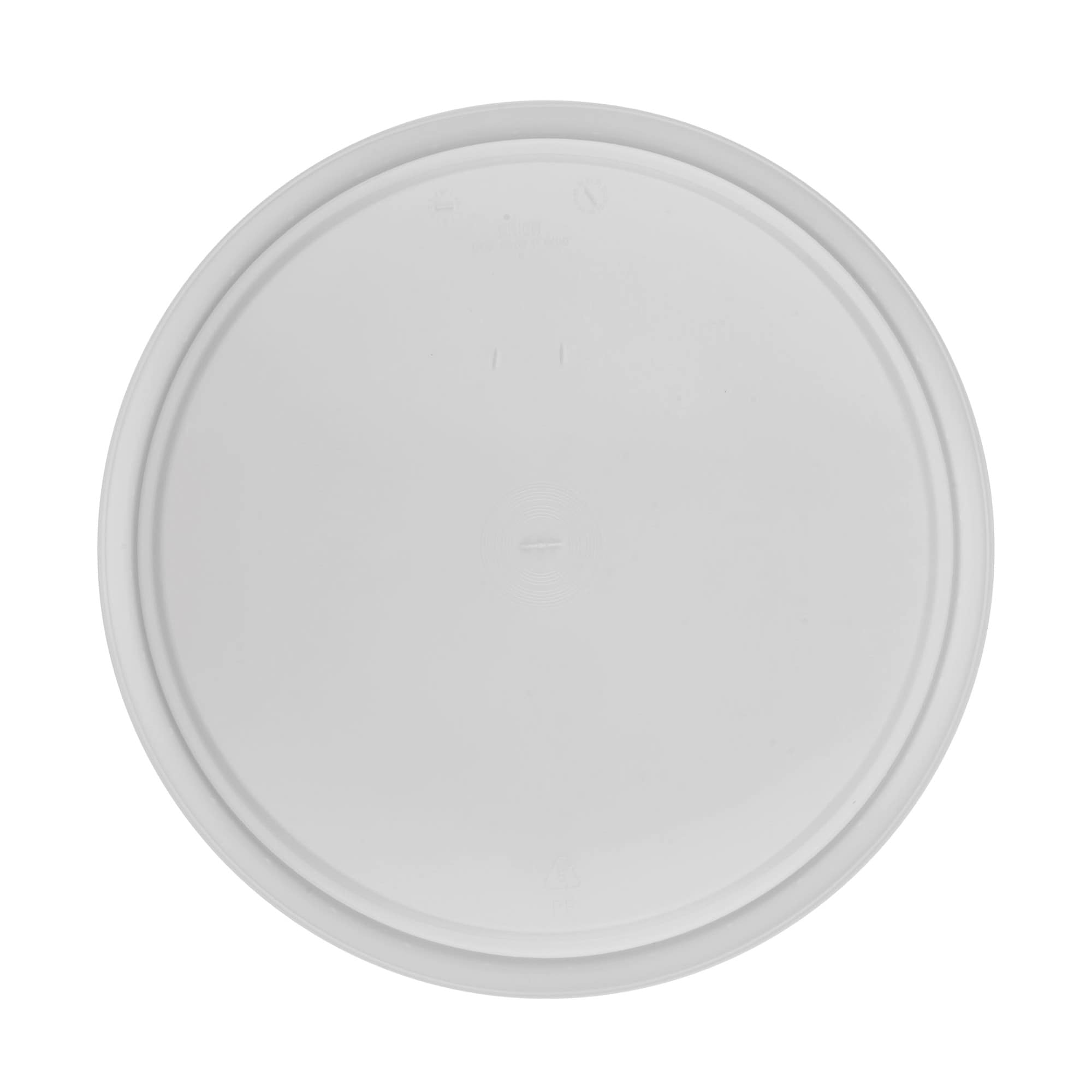 Lock till 30 l hink, PP-plast, vit