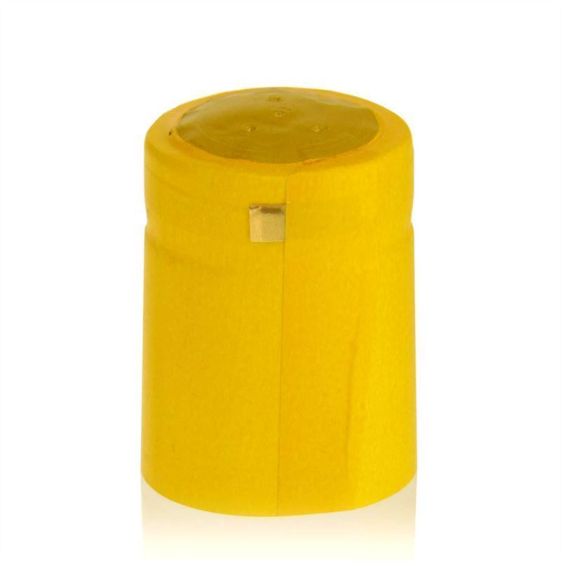 Krympkapsel 32x41, PVC-plast, gul