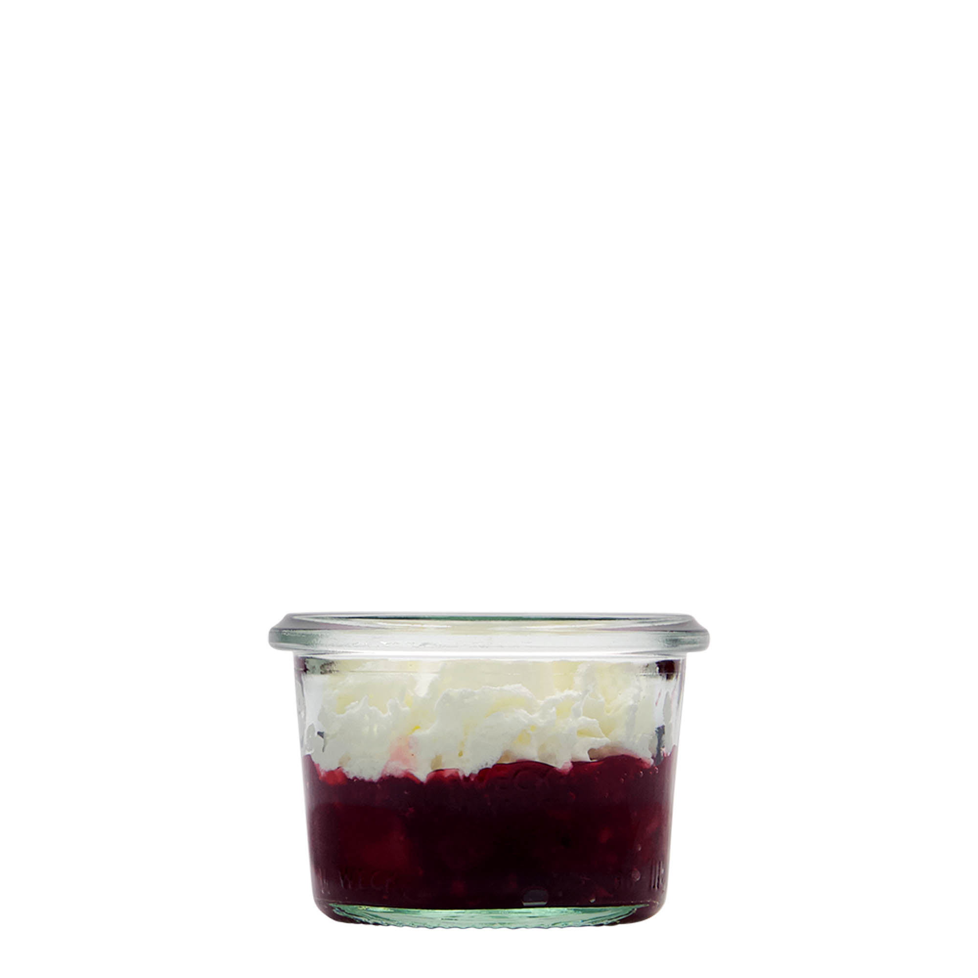 80 ml WECK-sturzglas, mynning: rund kant 80 ml WECK-sturzglas, mynning: rund kant