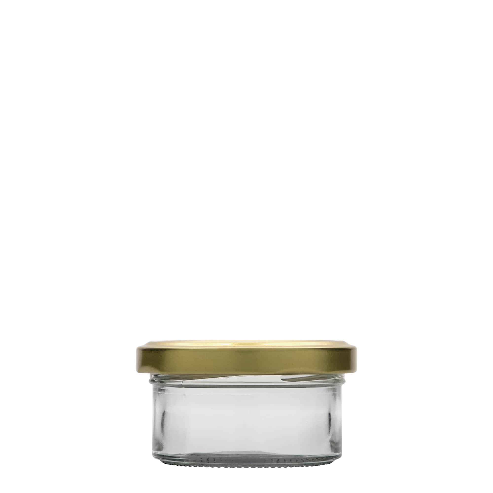 70 ml platt konserveringsburk, öppning: Twist-Off (TO 66)