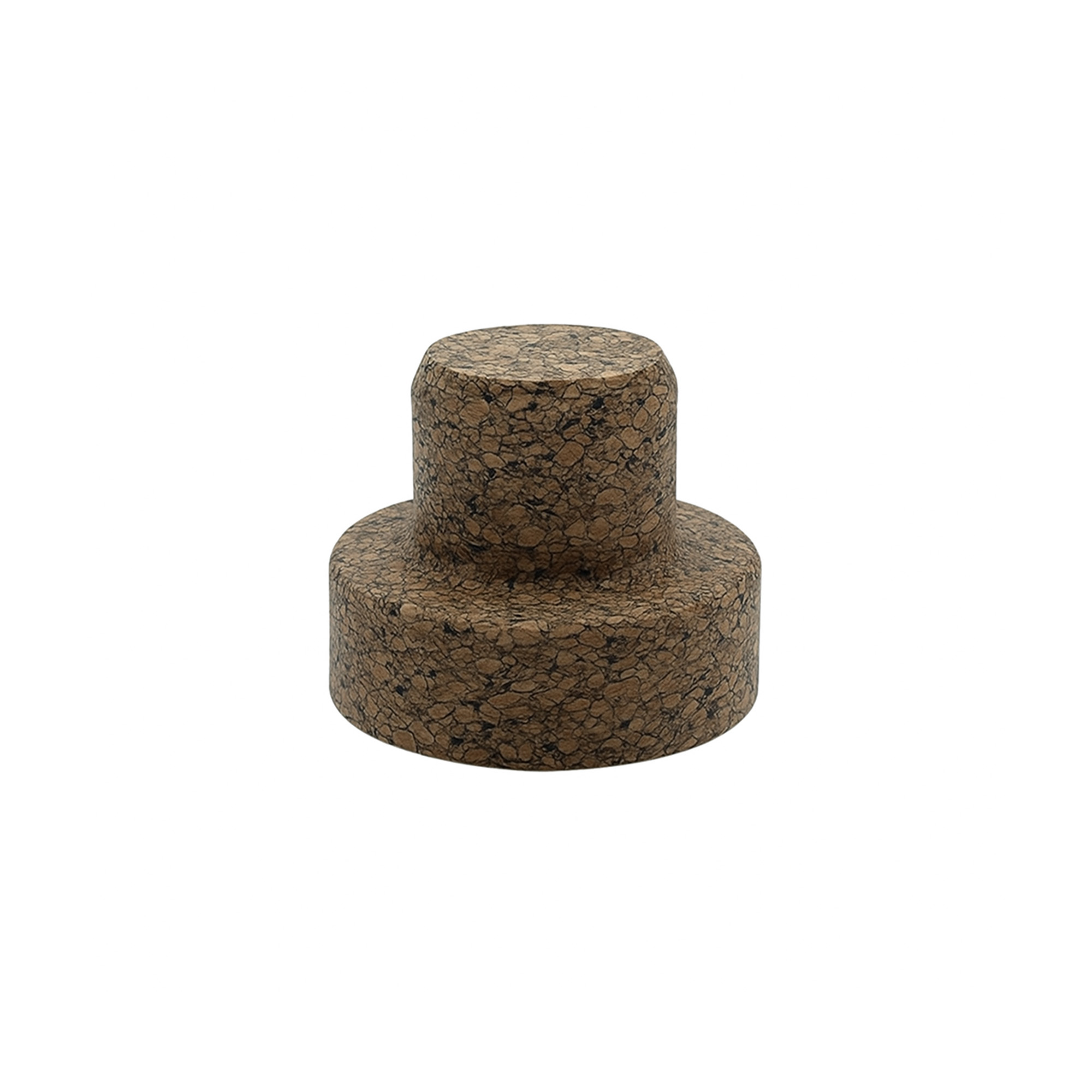 Greppkork 'Sharp' 22,5 mm, Corkcoal, för mynning: kork tallriksmyntning