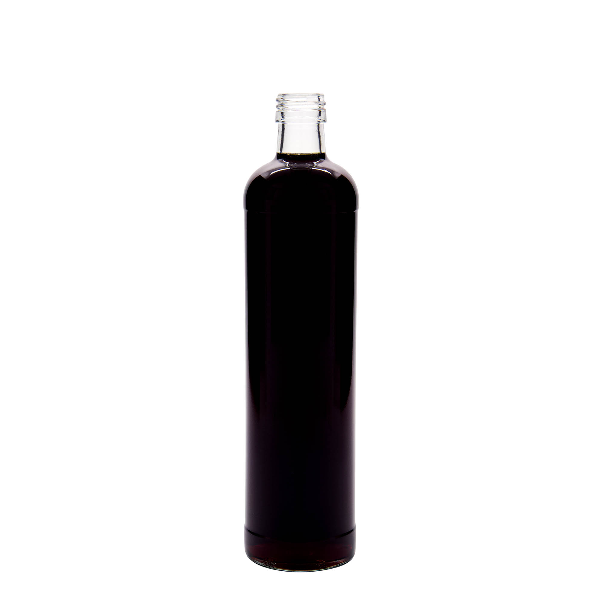 500 ml Krugflaska, glas, öppning: PP 28