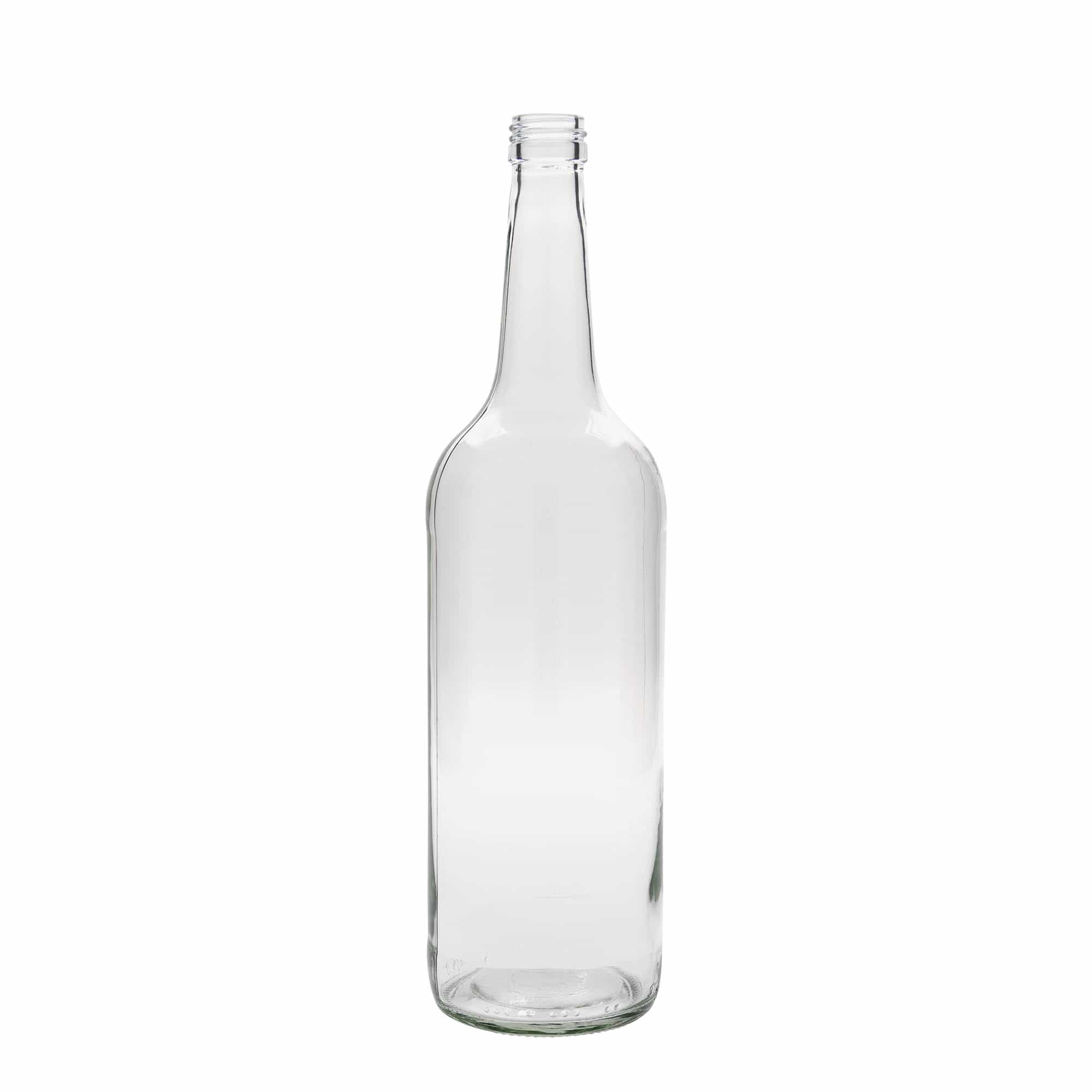 1.000 ml glasflaska med rak hals, öppning: PP 28