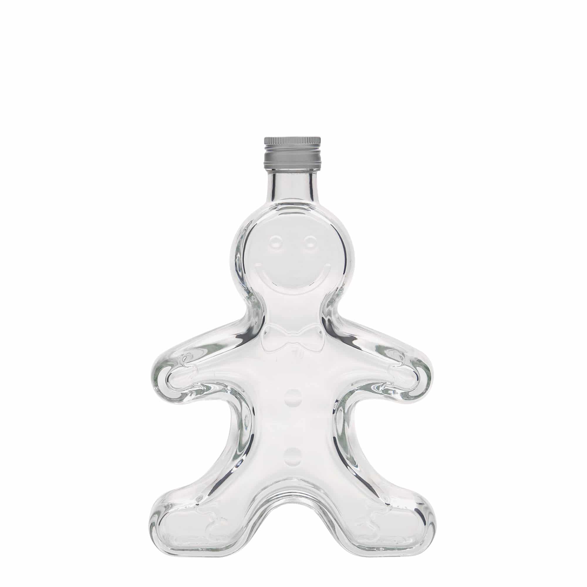 250 ml glasflaska 'Pepparkaksgubben', öppning: PP 24