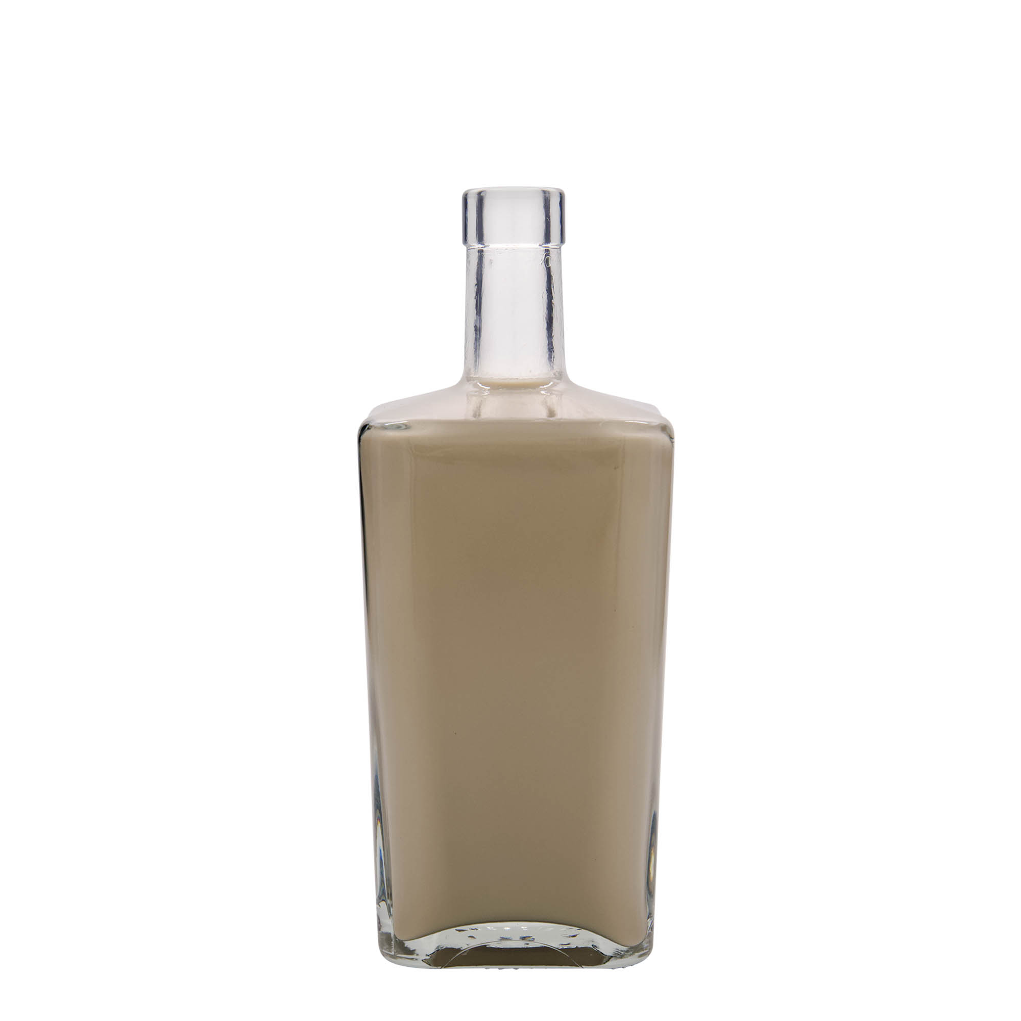 700 ml glasflaska 'Noel', fyrkantig, öppning: kork