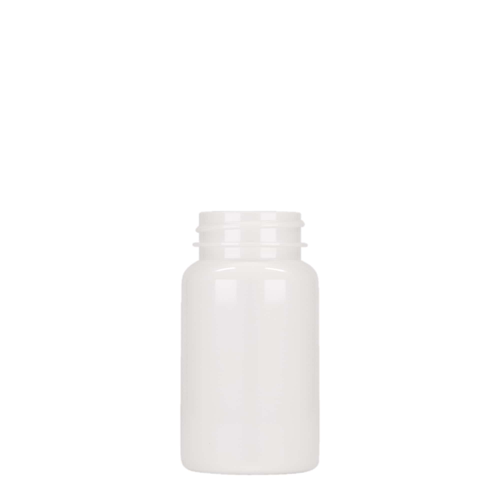100 ml PET-förpackning, plast, vit, öppning: 38/400