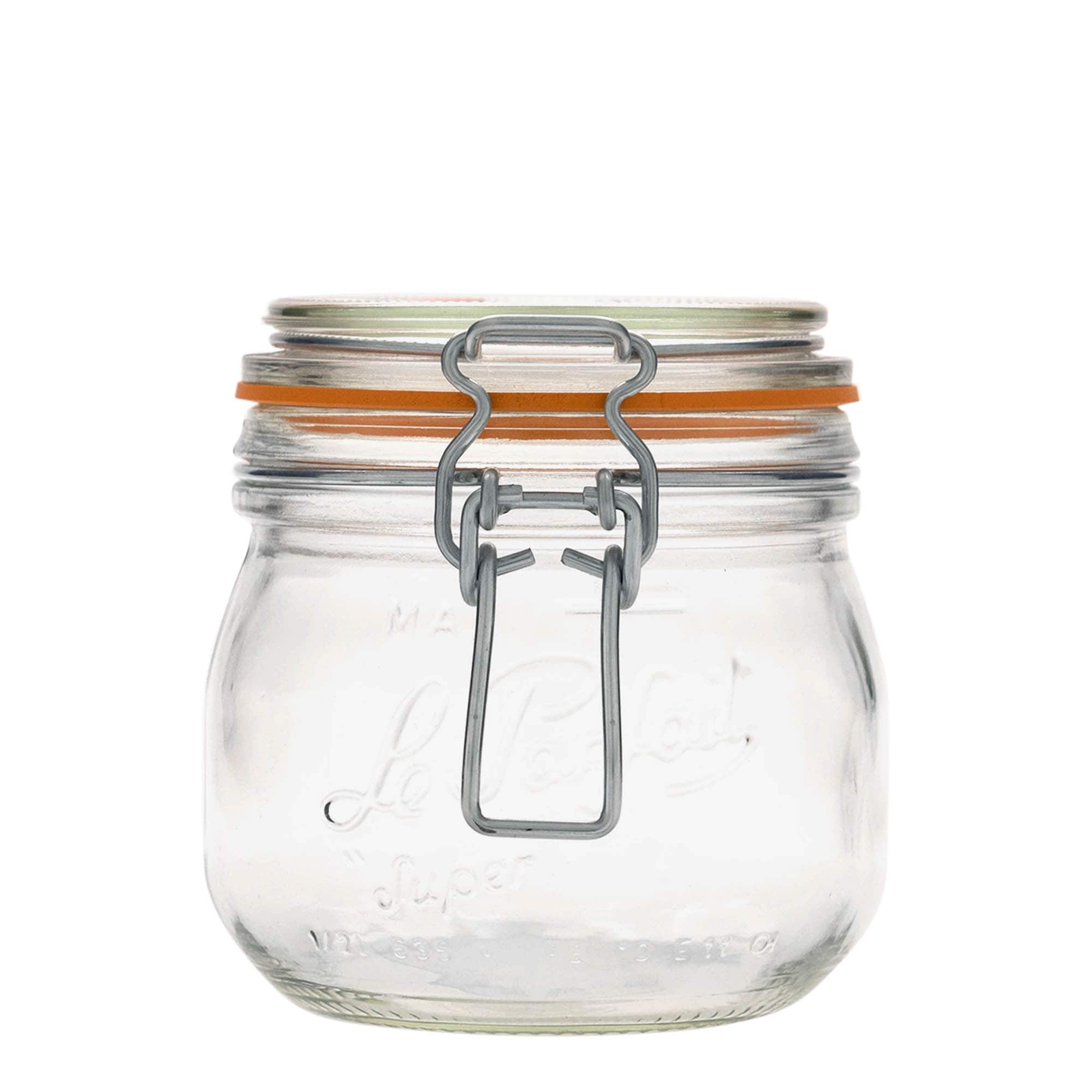 500 ml patentburk 'Le Parfait Super Bocal', mynning: trådbygellock 500 ml patentburk 'Le Parfait Super Bocal', mynning: trådbygellock
