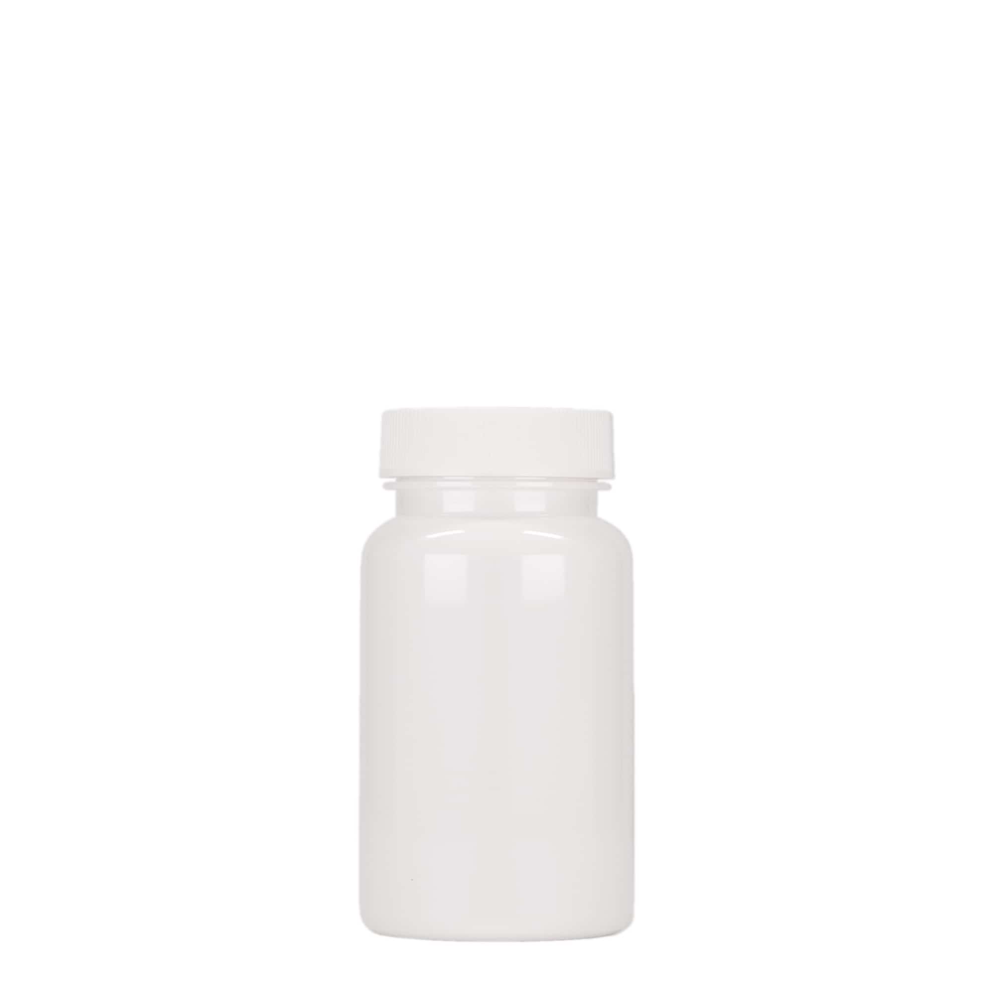 100 ml PET-förpackning, plast, vit, öppning: 38/400