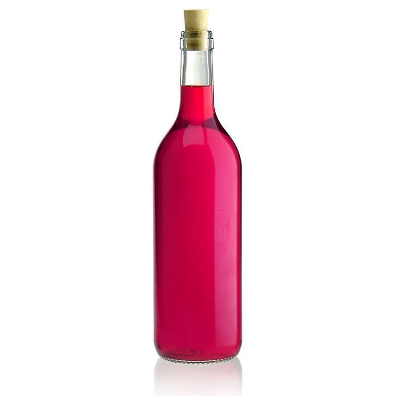 750 ml glasflaska 'Bordeaux', mynning: kork 750 ml glasflaska 'Bordeaux', mynning: kork