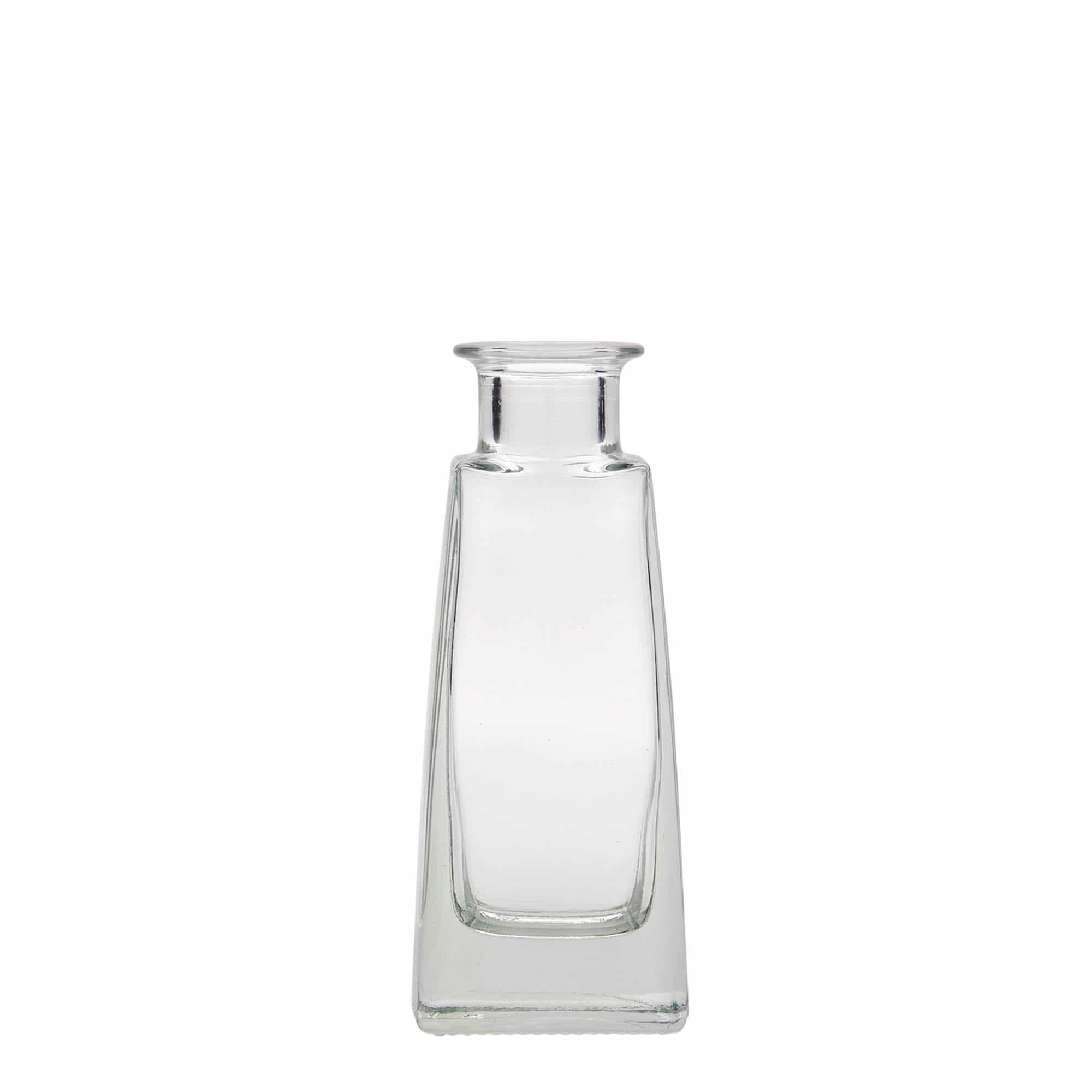 100 ml glasflaska 'Timmy', rektangulär, öppning: kork
