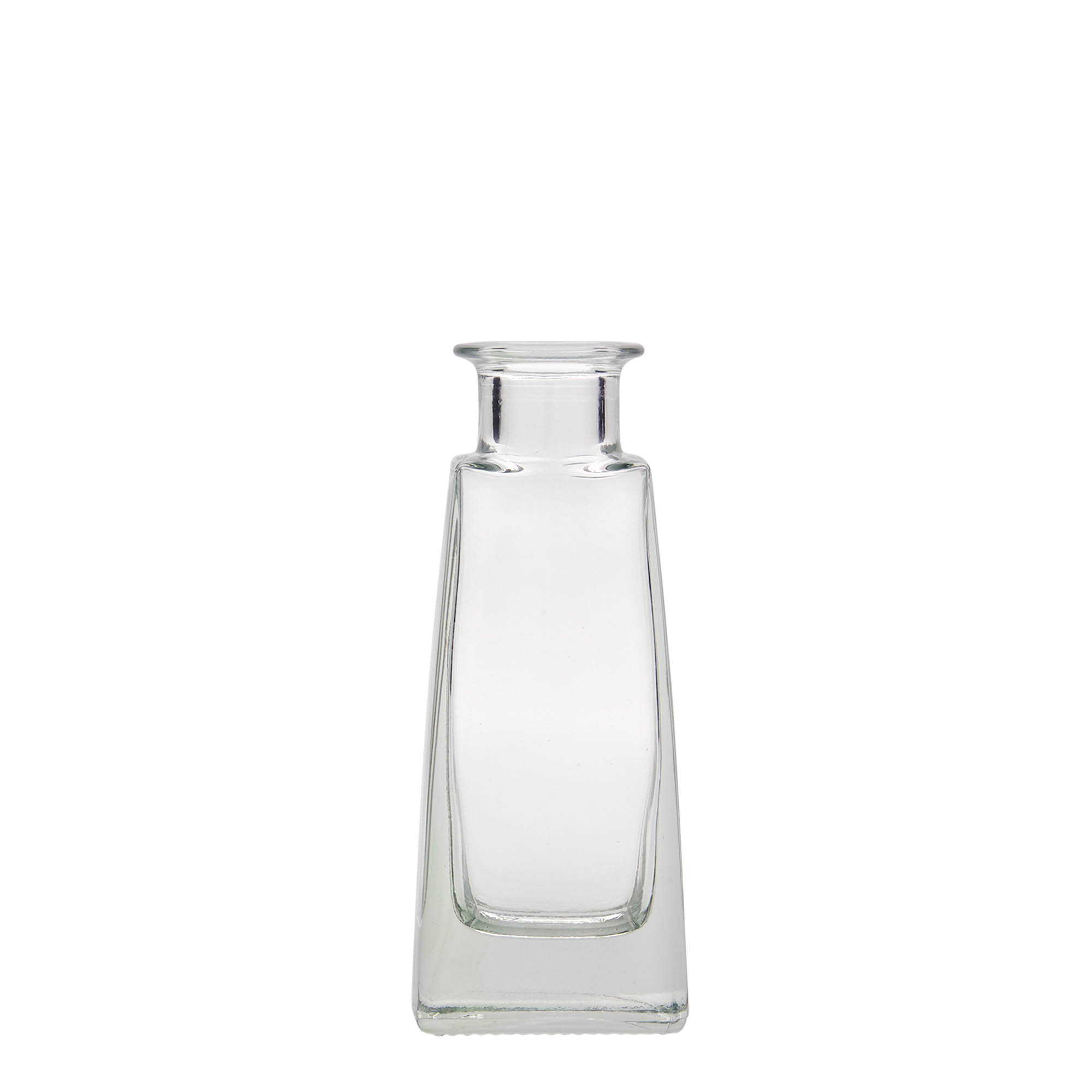 100 ml glasflaska 'Timmy', rektangulär, öppning: kork