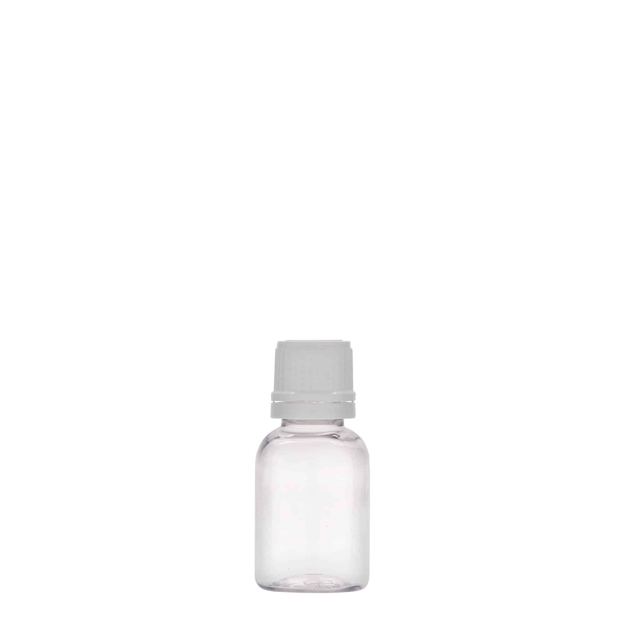 20 ml PET-medicinflaska 'Easy Living', plast, mynning: DIN 18