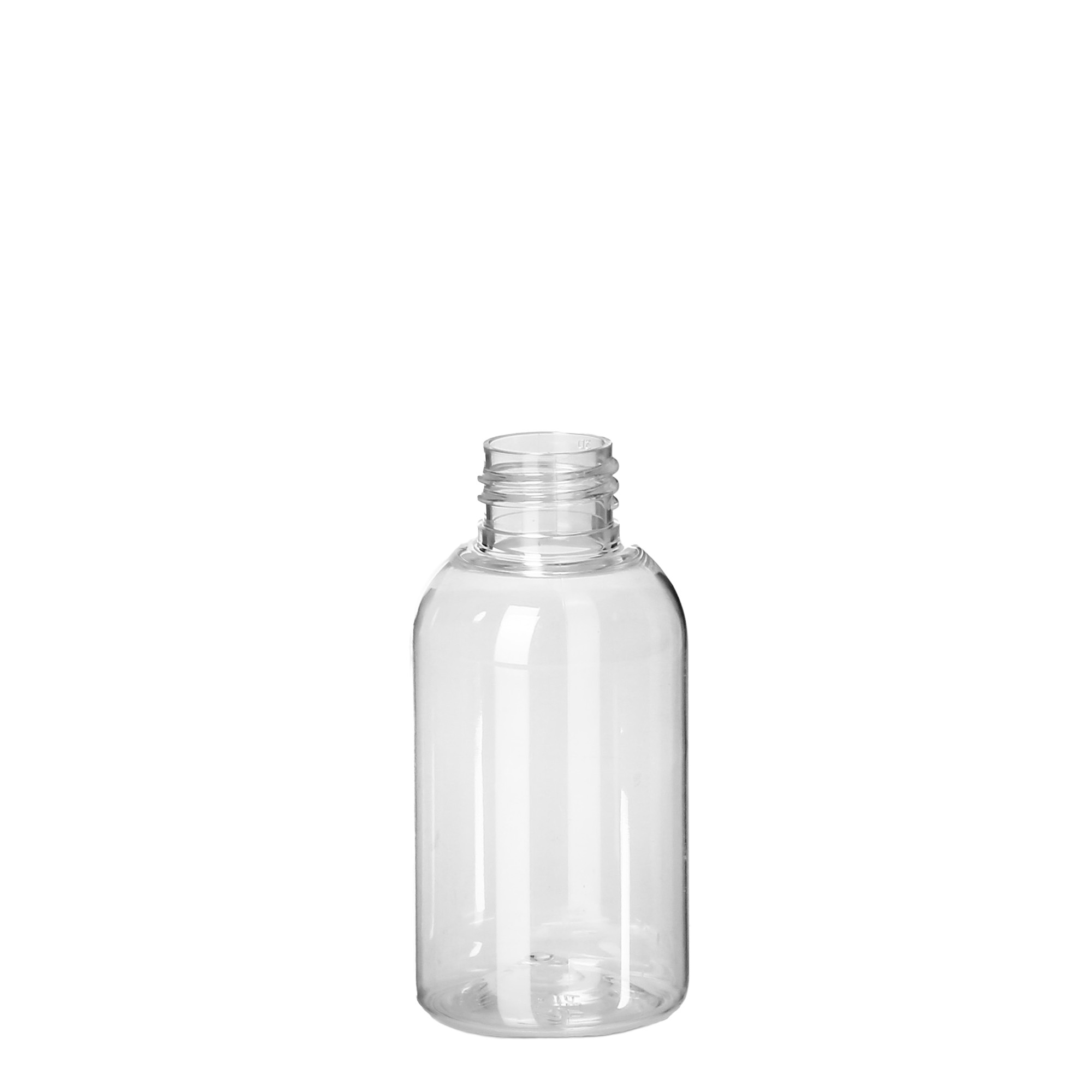 100 ml PET-flaska 'Boston', plast, öppning: 24/410