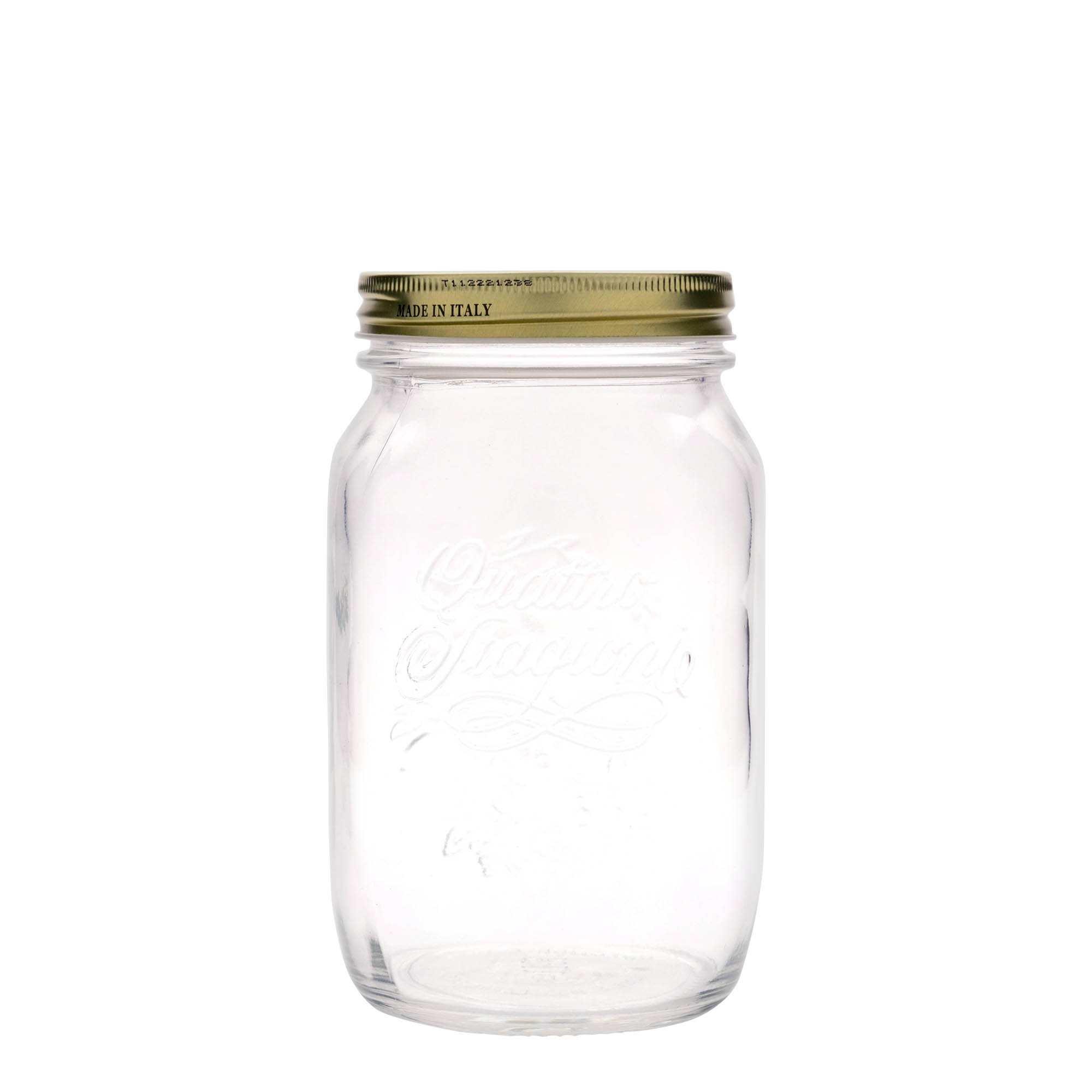 1.000 ml glas 'Quattro Stagioni', öppning: skruvlock 1.000 ml glas 'Quattro Stagioni', öppning: skruvlock