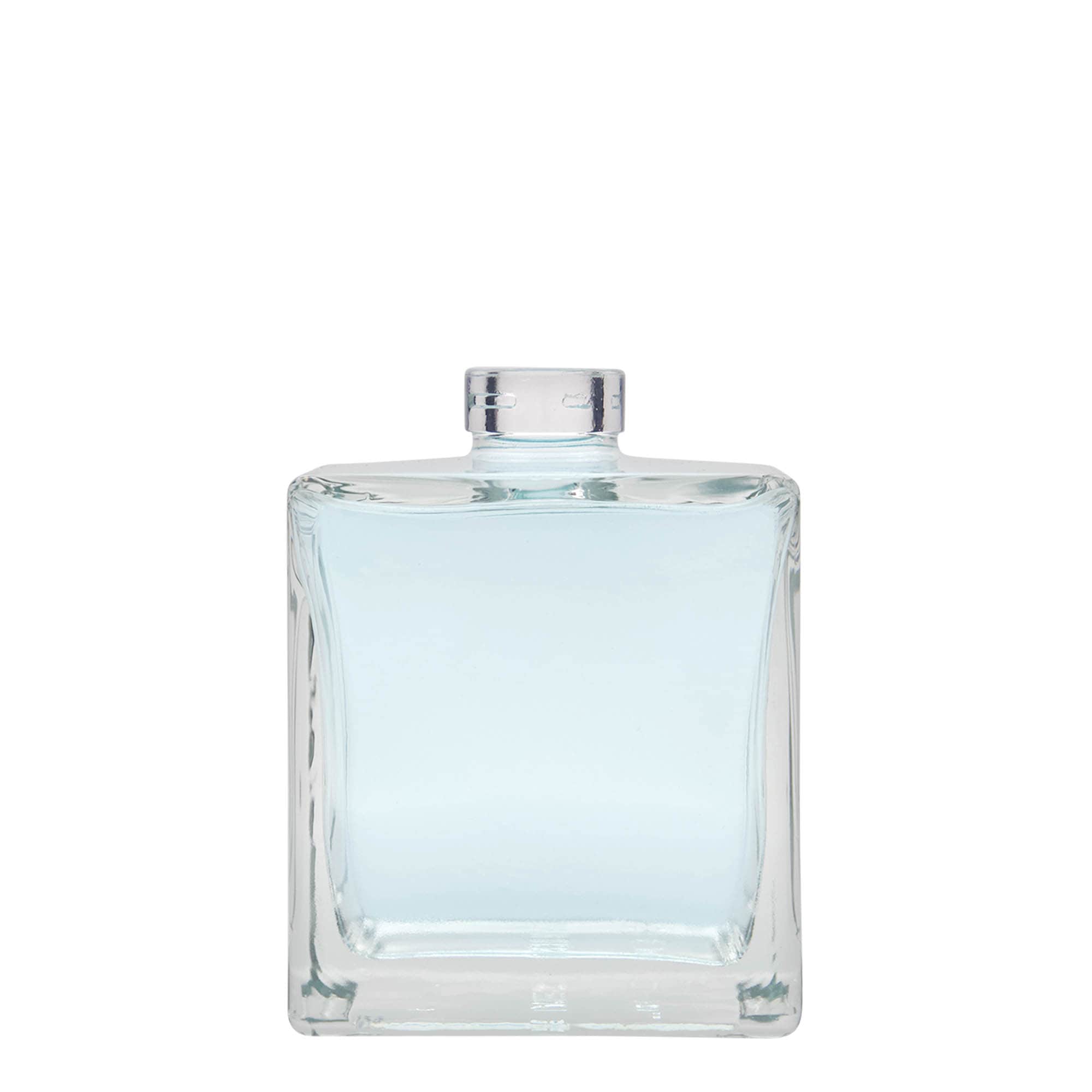 500 ml glasflaska 'Cube', kvadratisk, öppning: kork 500 ml glasflaska 'Cube', kvadratisk, öppning: kork