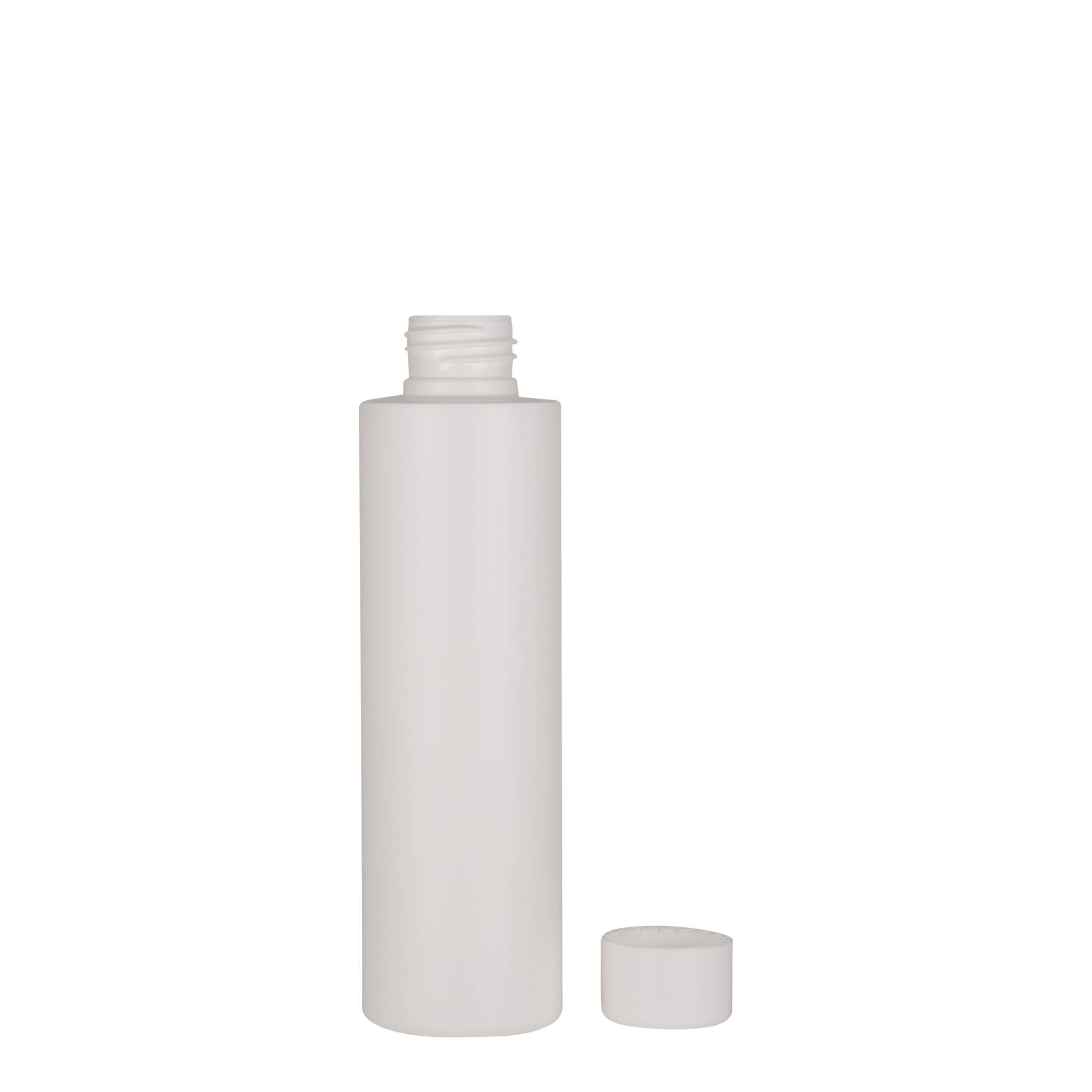 150 ml plastflaska 'Pipe', HDPE, vit, öppning: 24/410