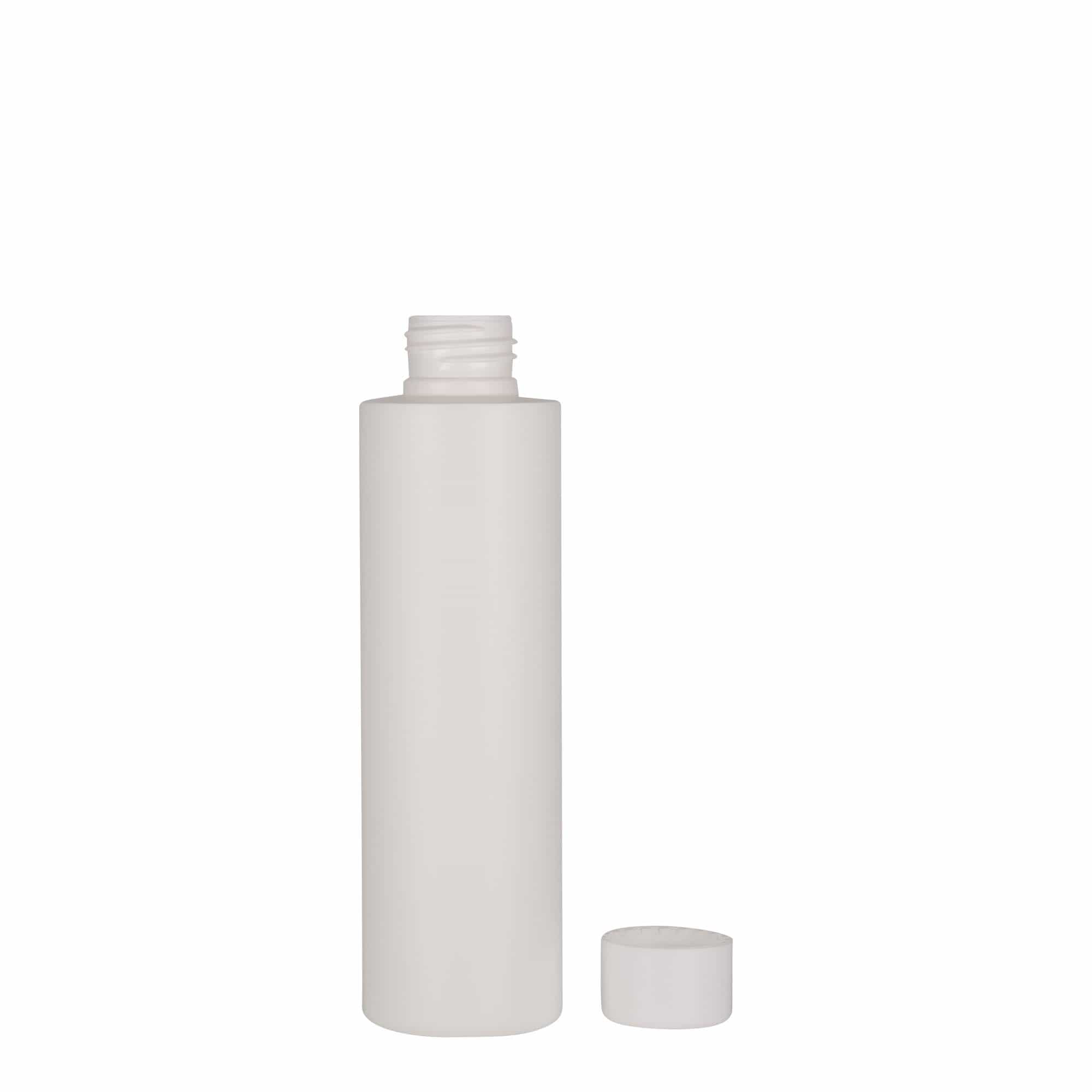 150 ml plastflaska 'Pipe', HDPE, vit, öppning: 24/410