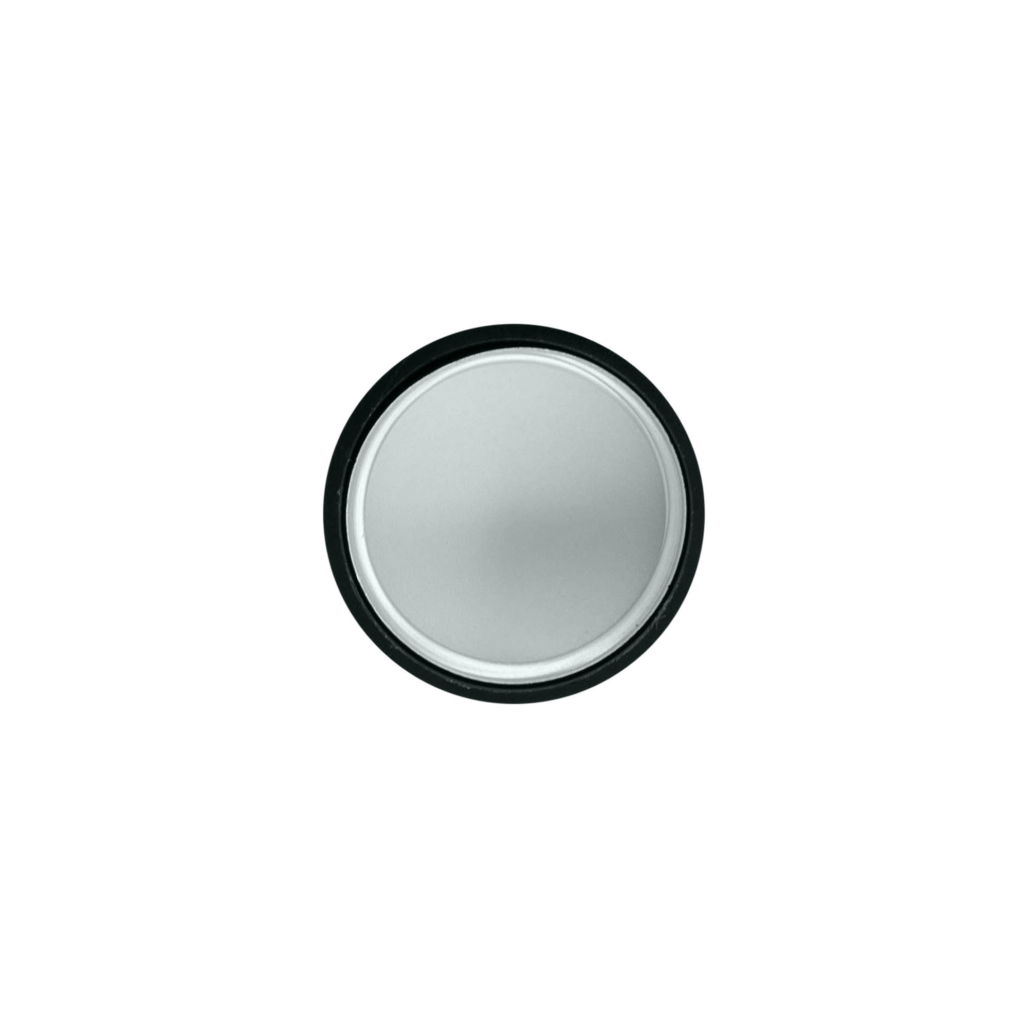 Skruvlock, ABS-plast, silver, för mynning: GPI 28/400