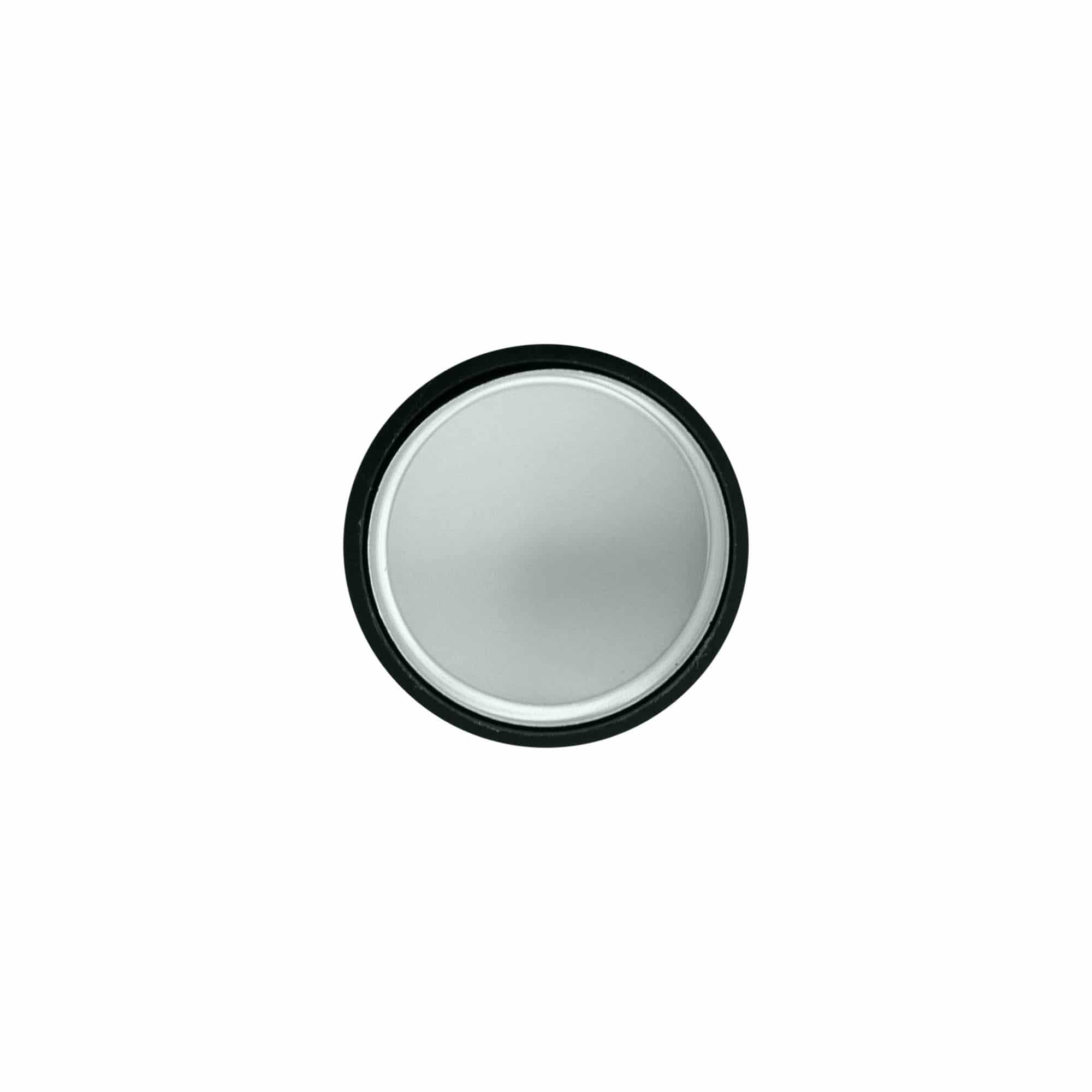 Skruvlock, ABS-plast, silver, för mynning: GPI 28/400