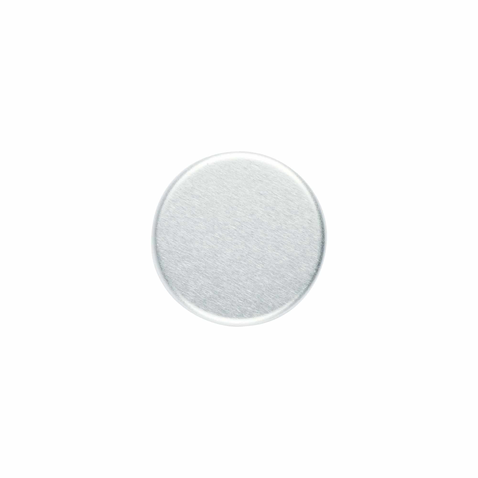 Skruvkork, metall, silver, för mynning: GPI 28/400