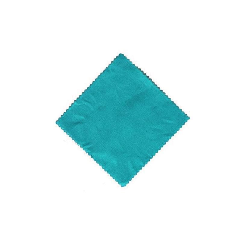 Tygrundel för syltburk 15x15, kvadratisk, textil, petrol, mynning: TO58-TO82