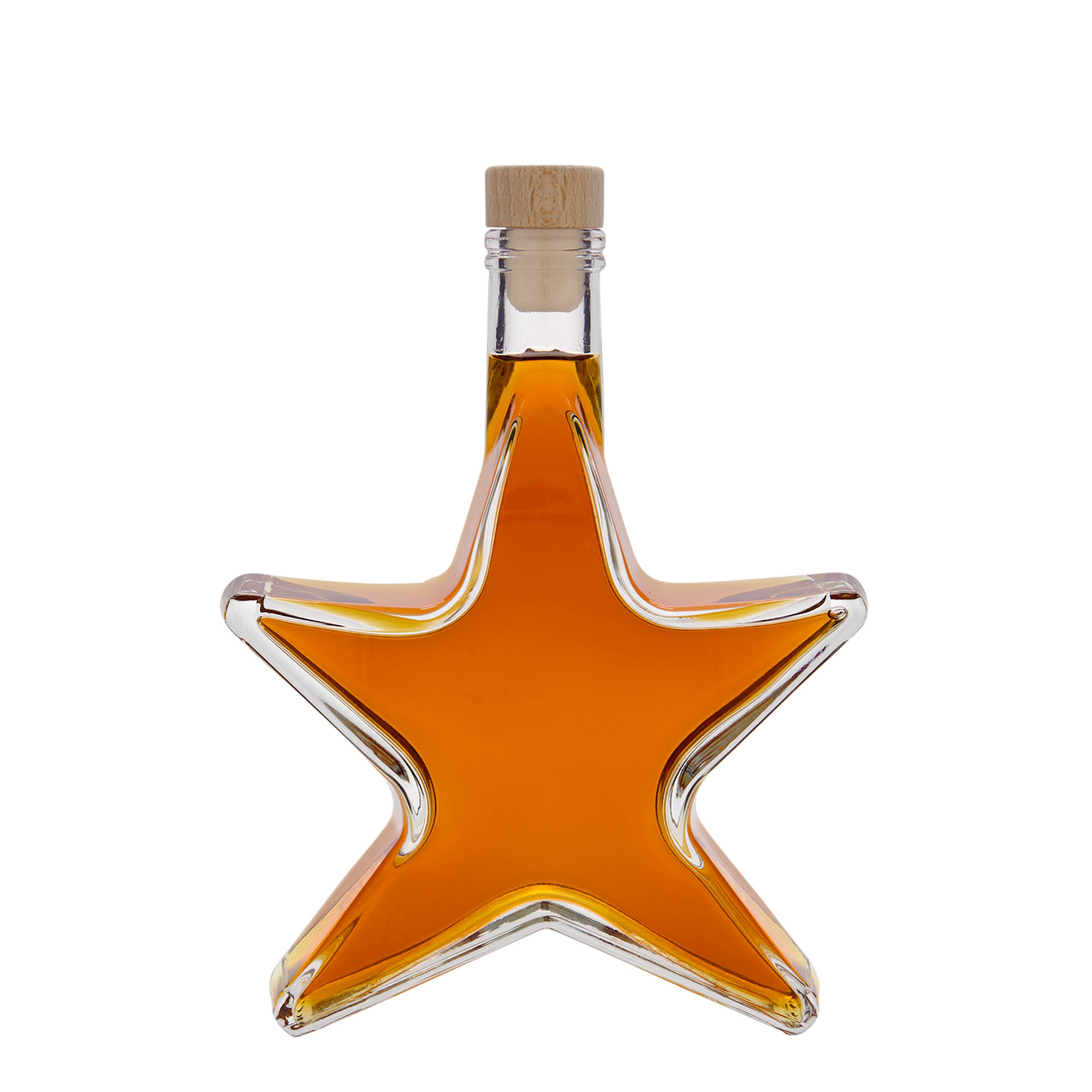 350 ml glasflaska 'Stjärna', öppning: kork