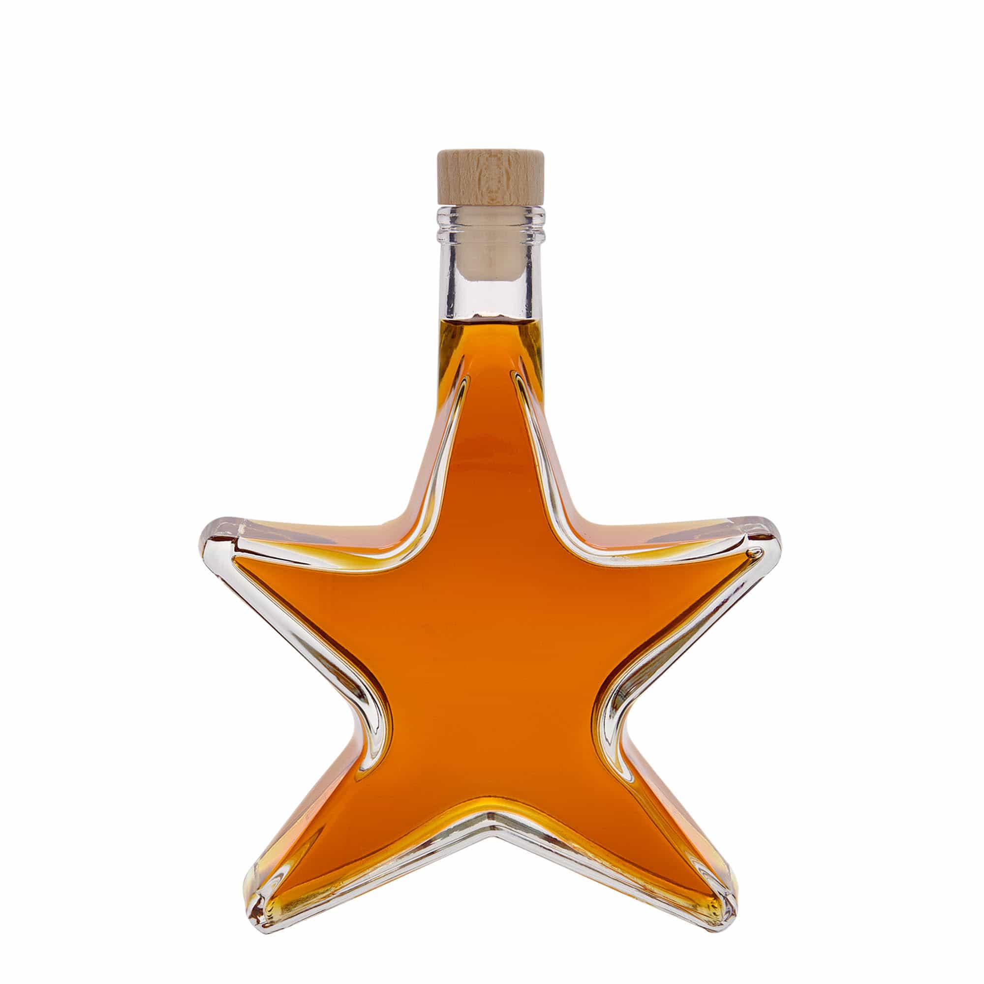 350 ml glasflaska 'Stjärna', öppning: kork