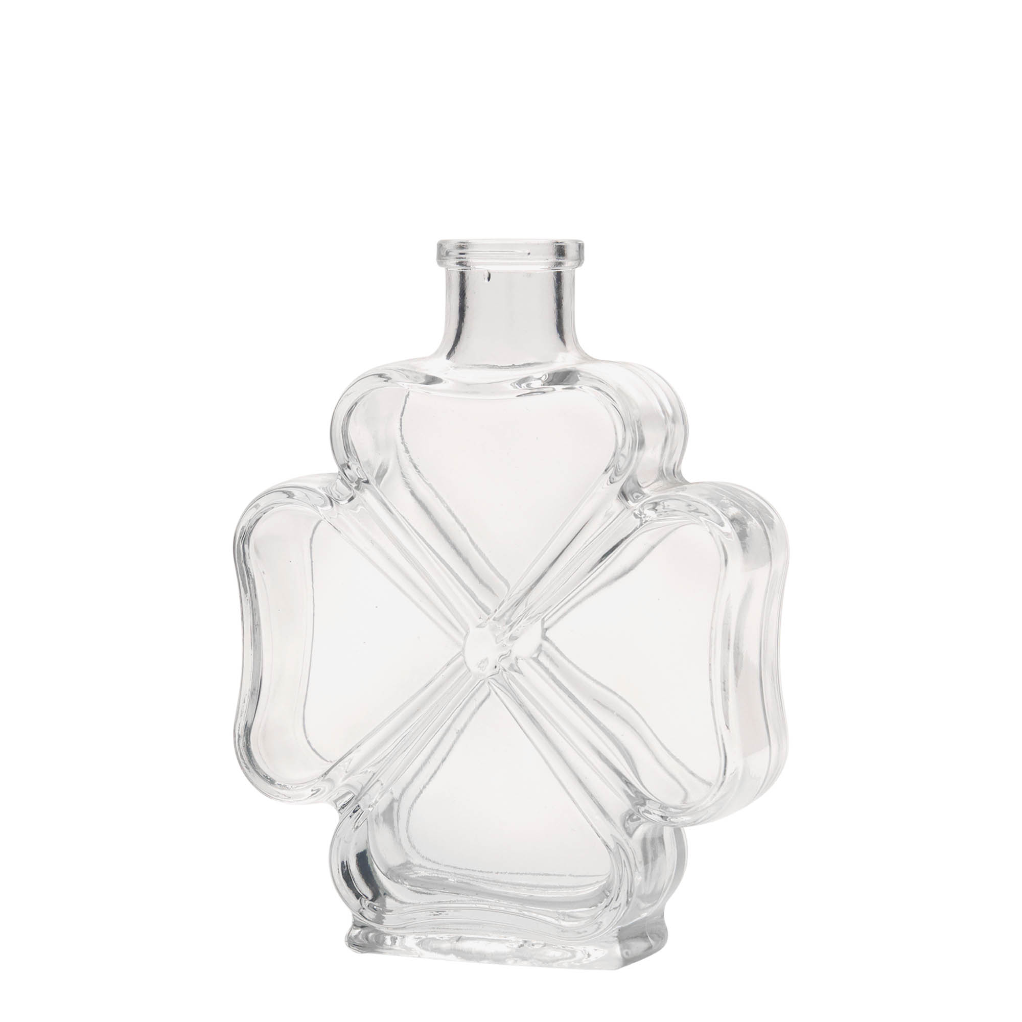 200 ml glasflaska 'Kleeblatt', öppning: kork