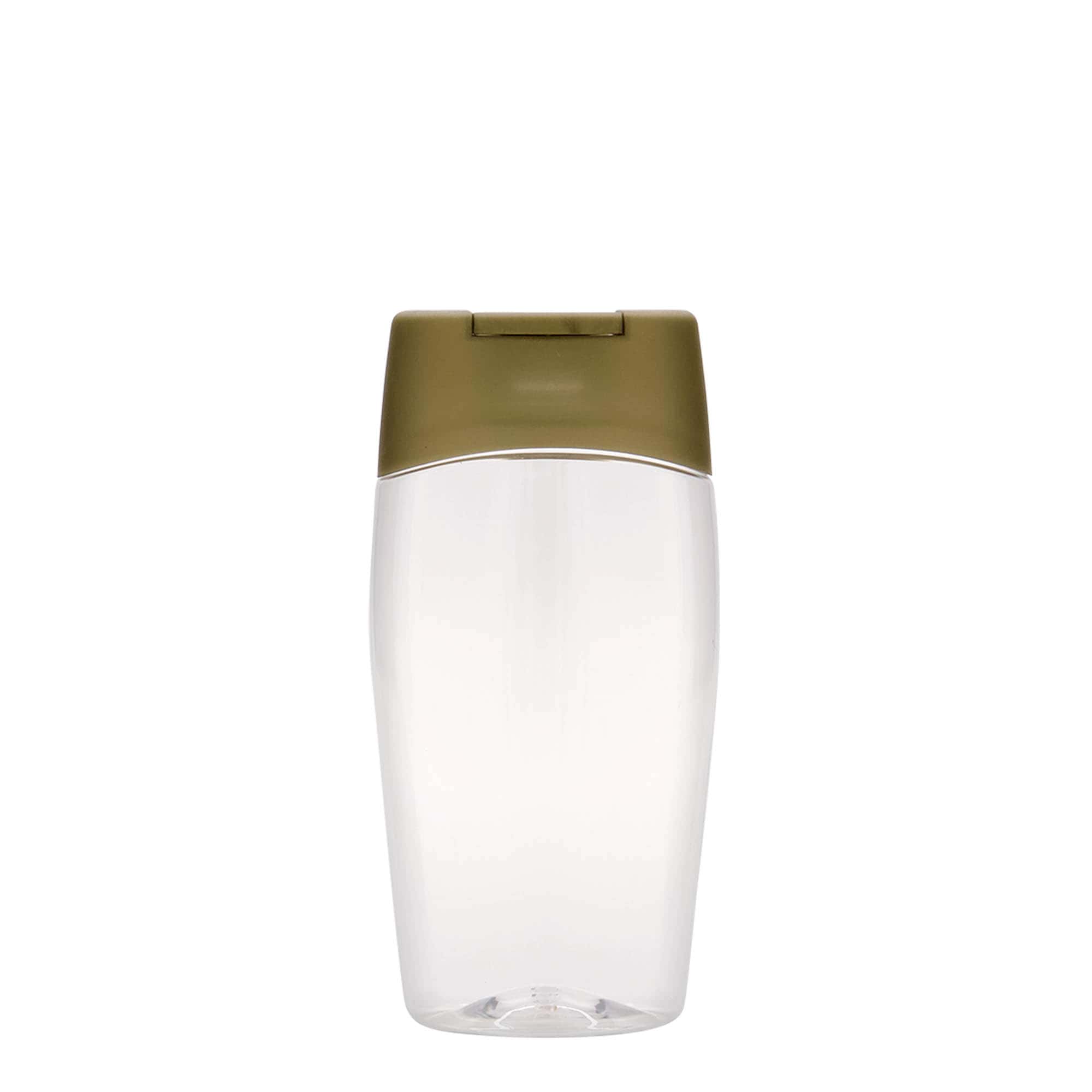 200 ml PET-flaska 'Squeeze', oval, plast