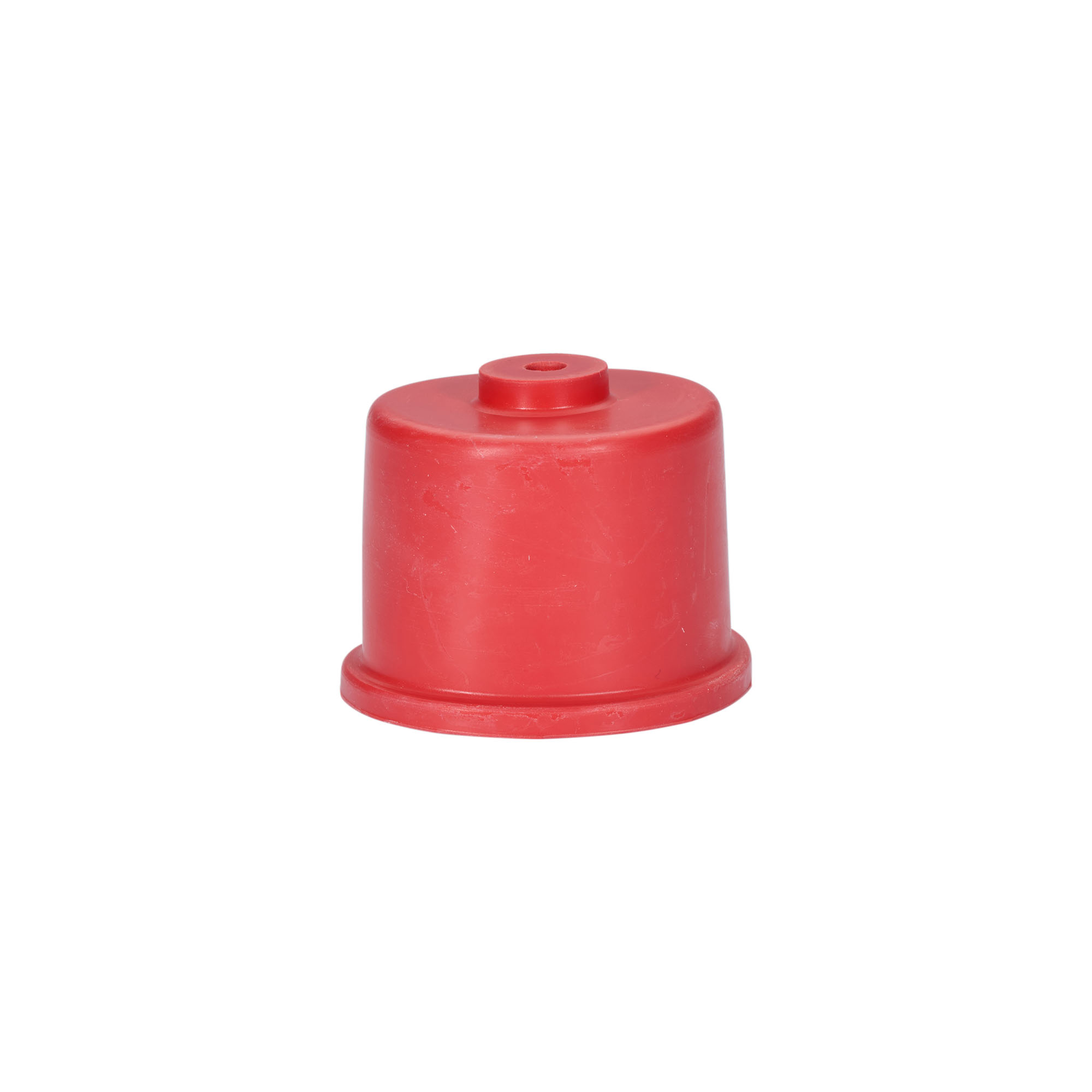 Jäslock typ 5, gummi, röd