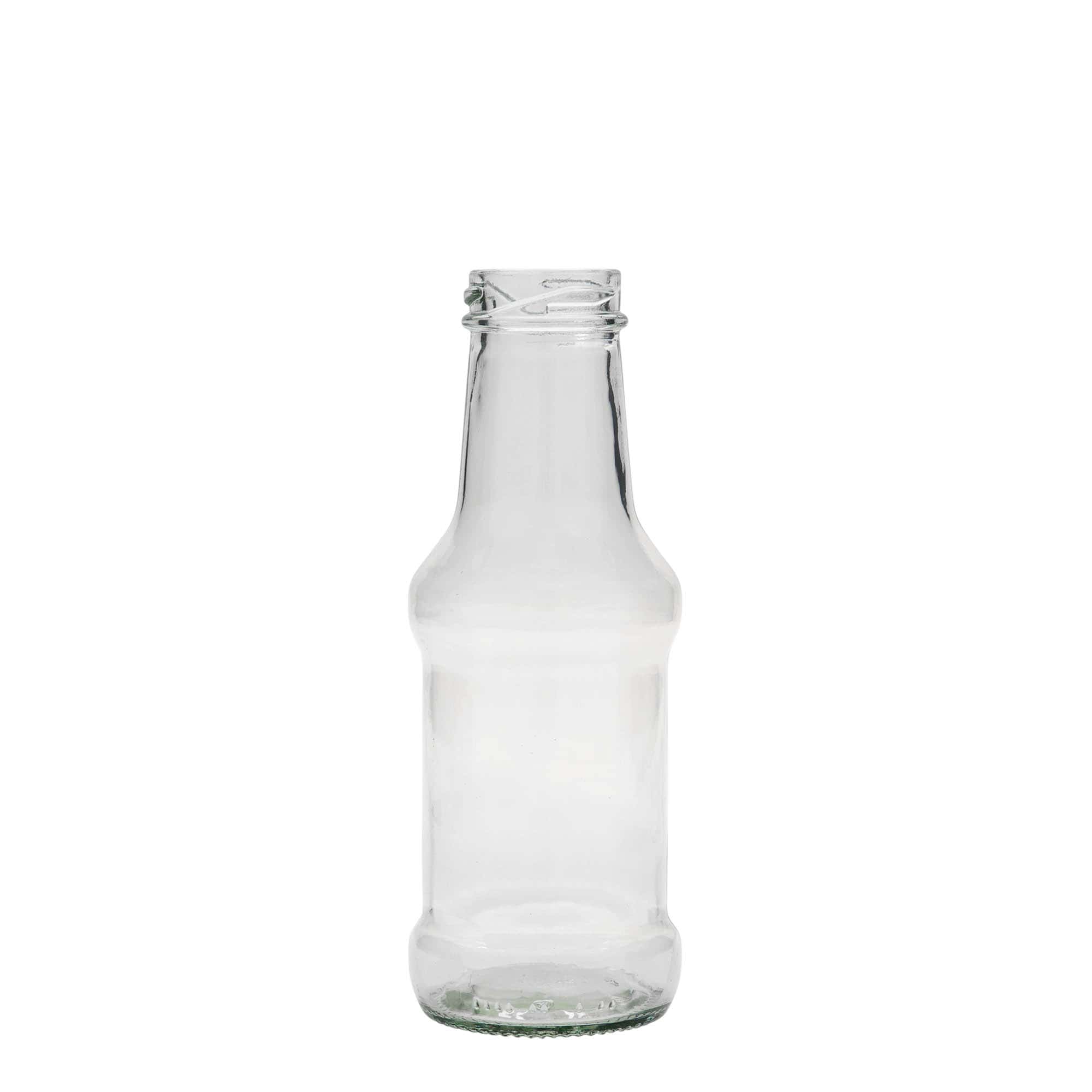 250 ml såsflaska, glas, öppning: Twist-Off (TO 38)