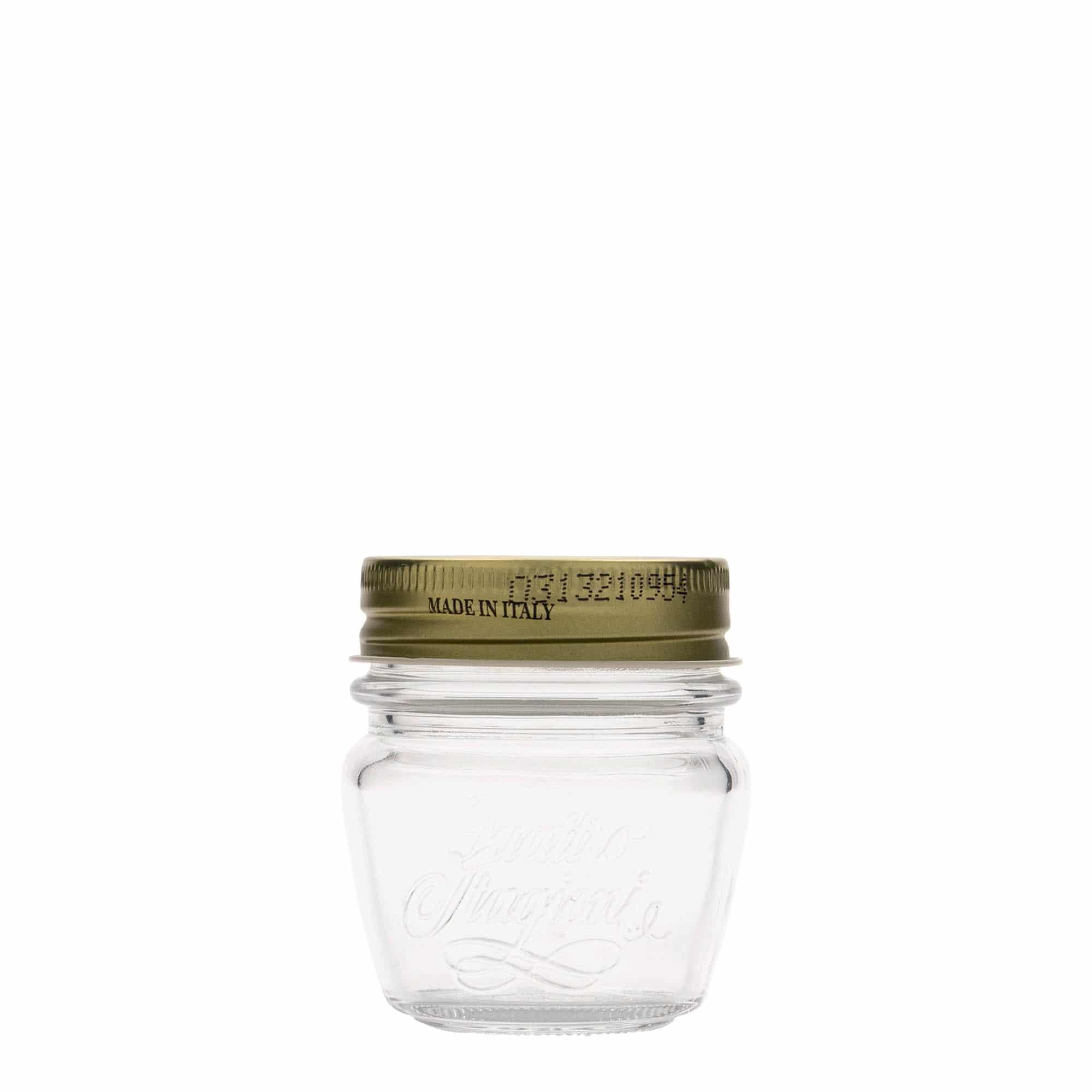 80 ml dekorglas 'Quattro Stagioni', mynning: skruvkapsel