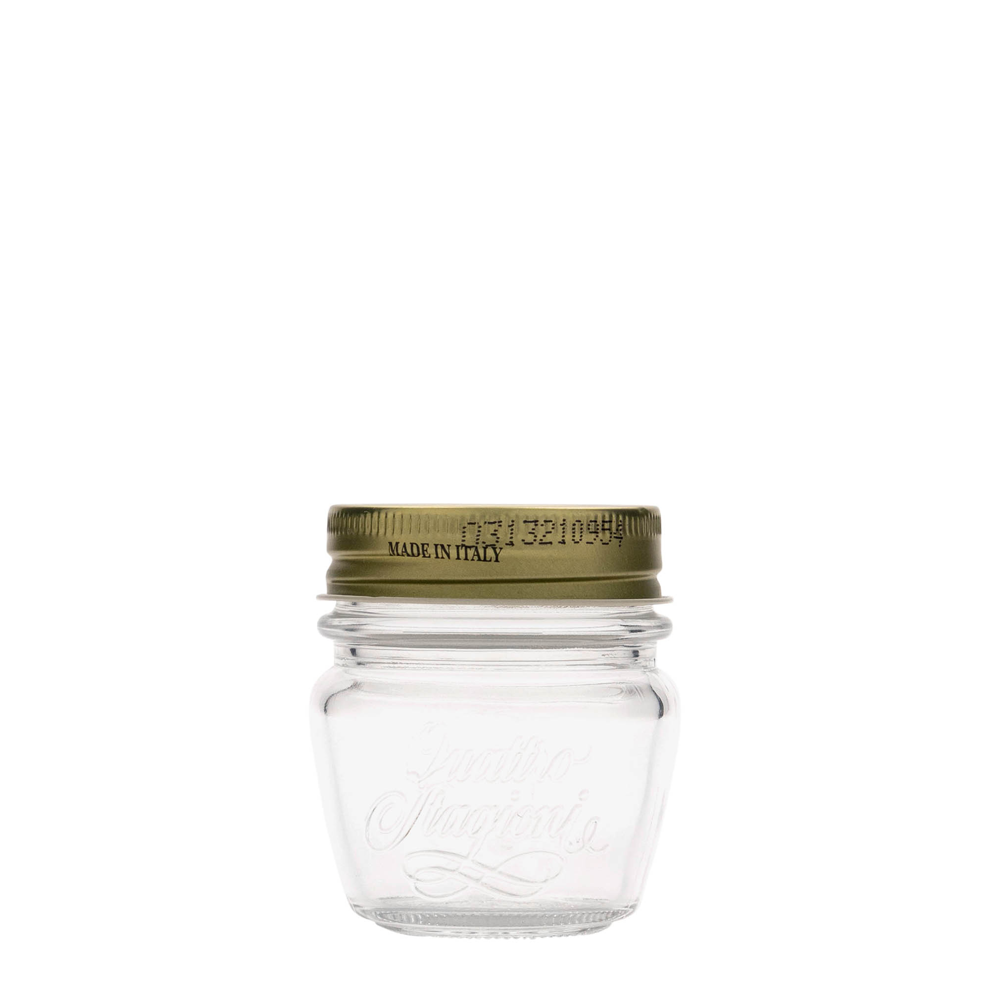 80 ml smyckesglas 'Quattro Stagioni', öppning: skruvlock 80 ml smyckesglas 'Quattro Stagioni', öppning: skruvlock