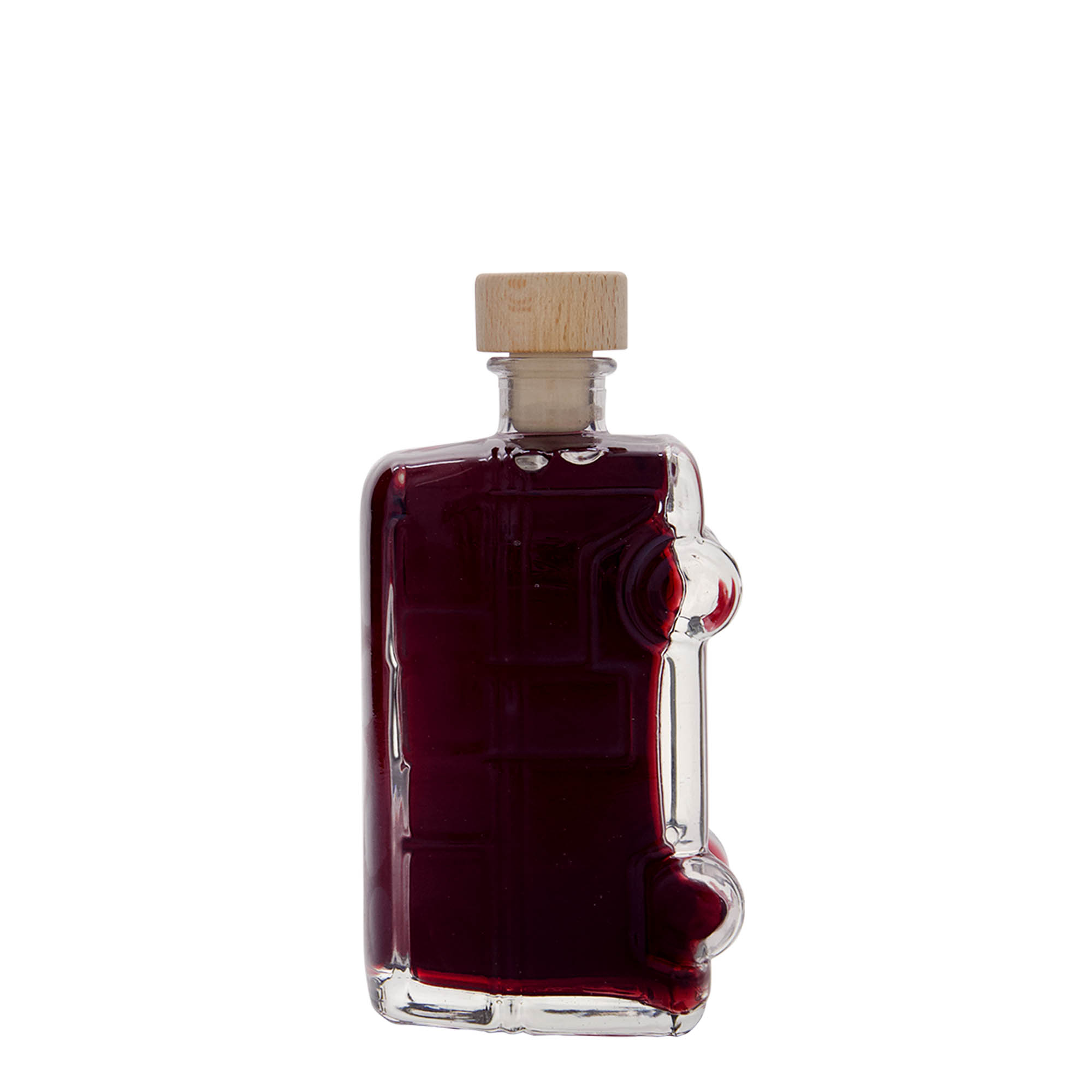200 ml glasflaska 'Bulli', öppning: kork