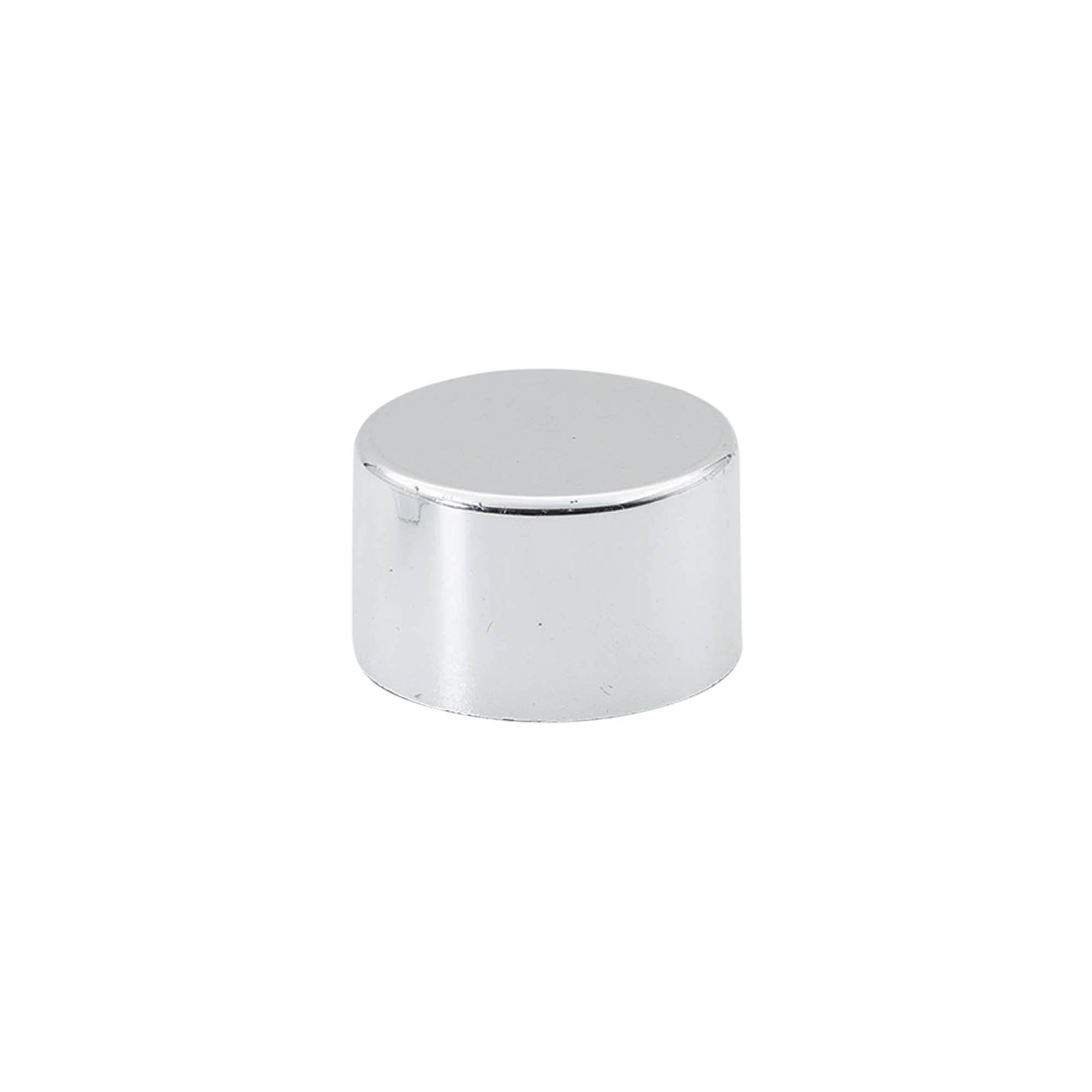 Skruvlock, metall-plast, silver, för mynning: PP 28