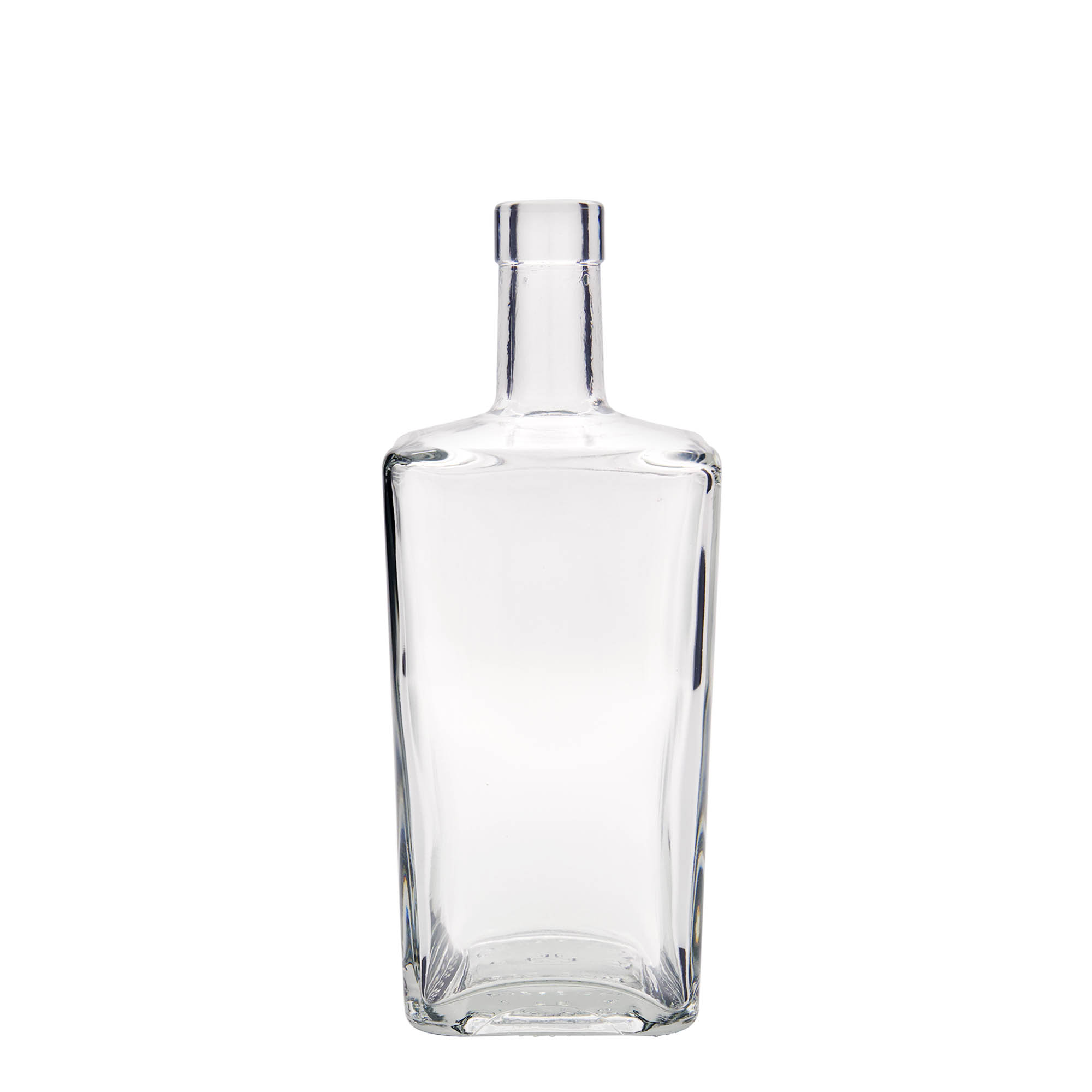 700 ml glasflaska 'Noel', fyrkantig, öppning: kork
