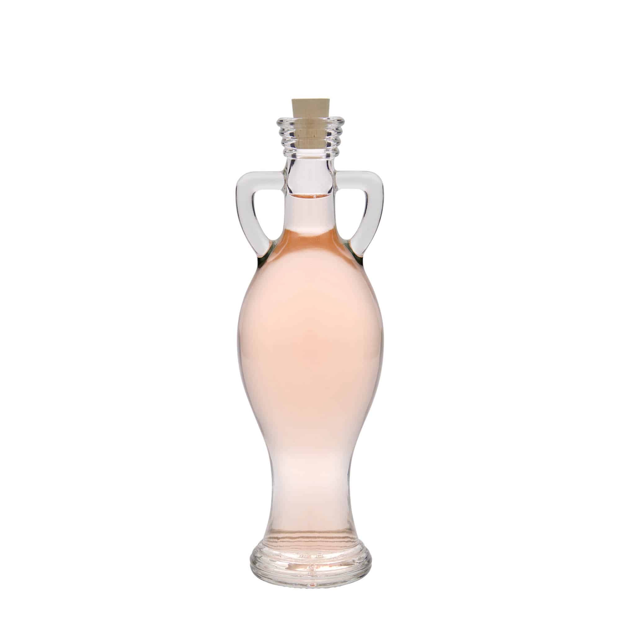 200 ml glasflaska 'Amphore', mynning: kork