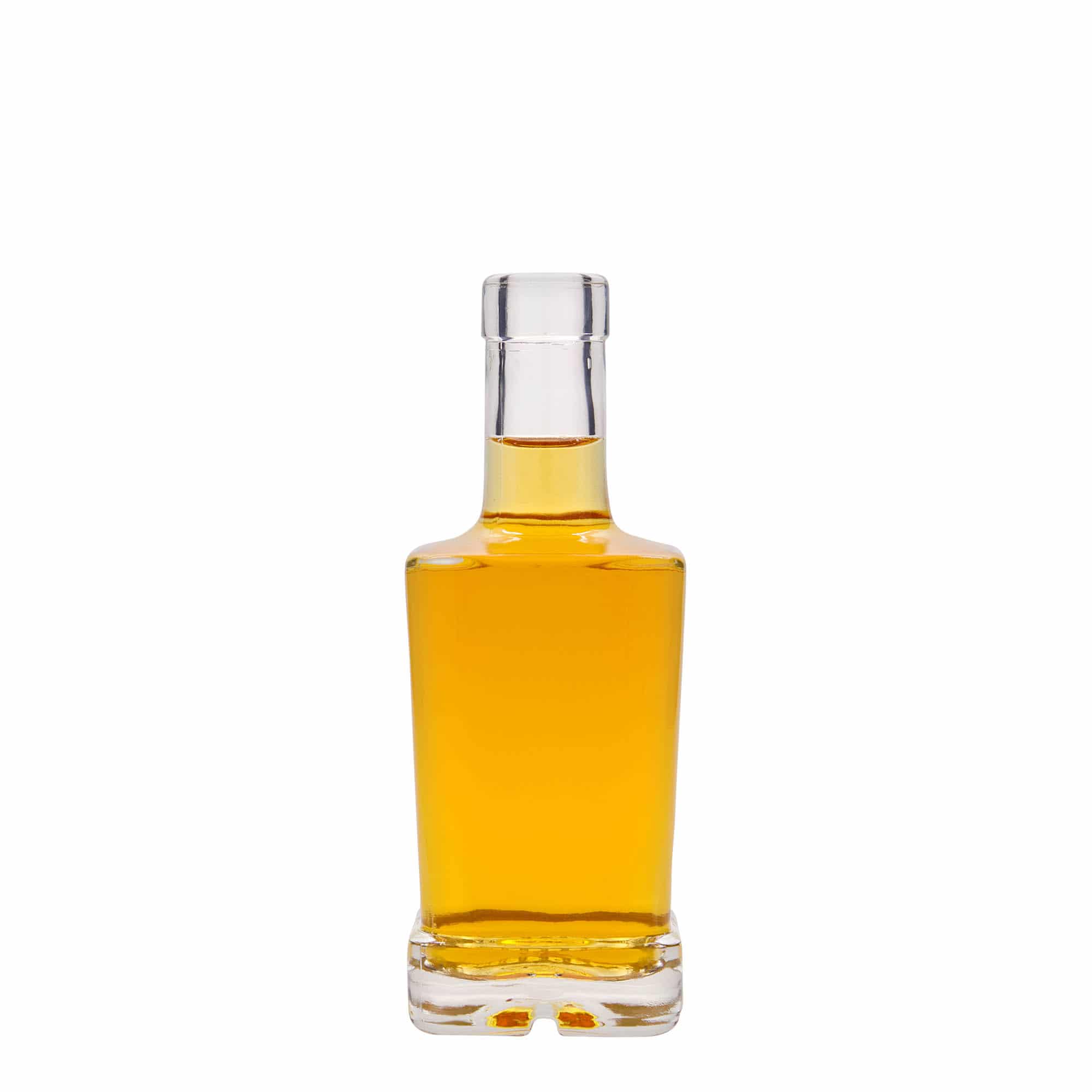 250 ml glasflaska 'Rene', kvadratisk, öppning: kork