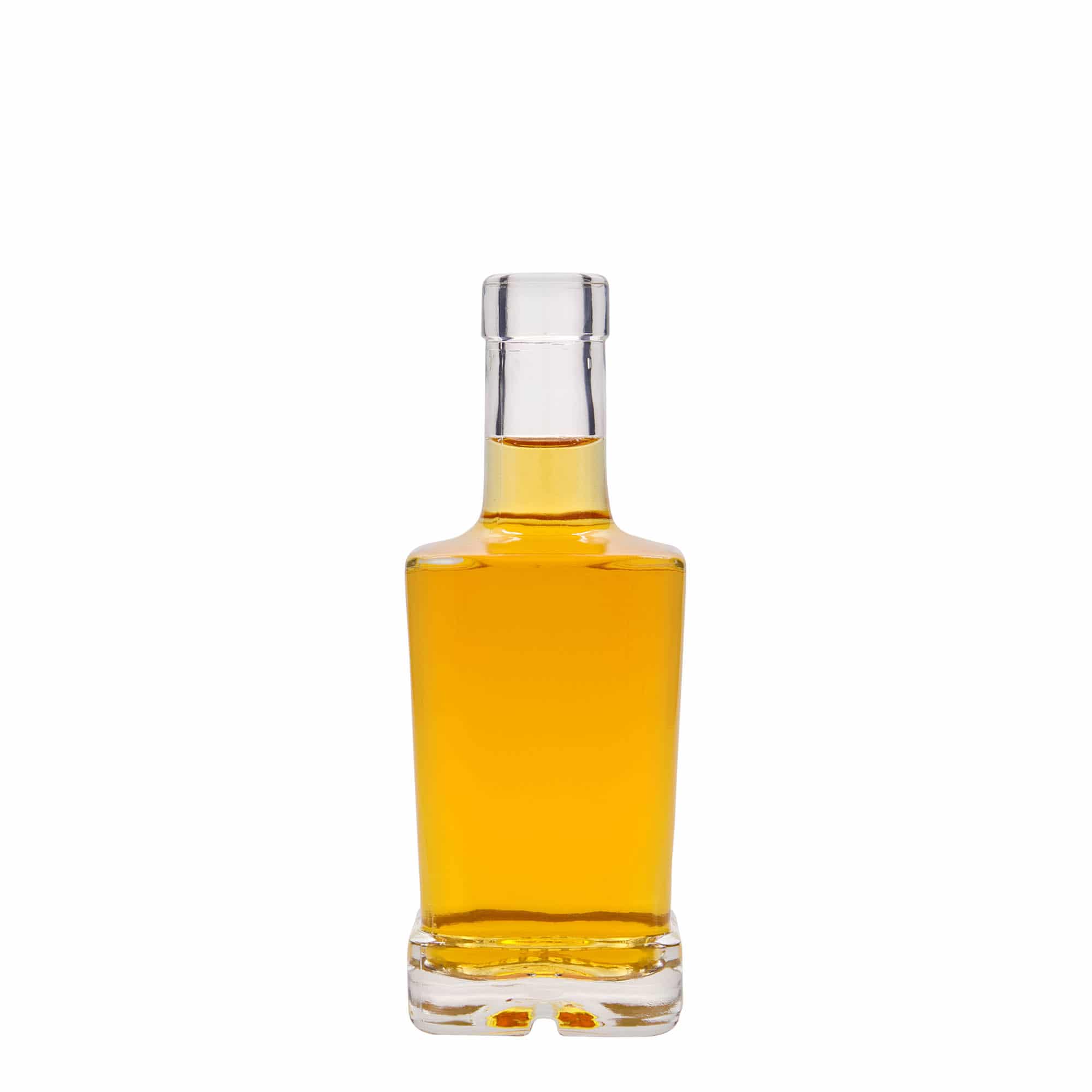 250 ml glasflaska 'Rene', kvadratisk, öppning: kork