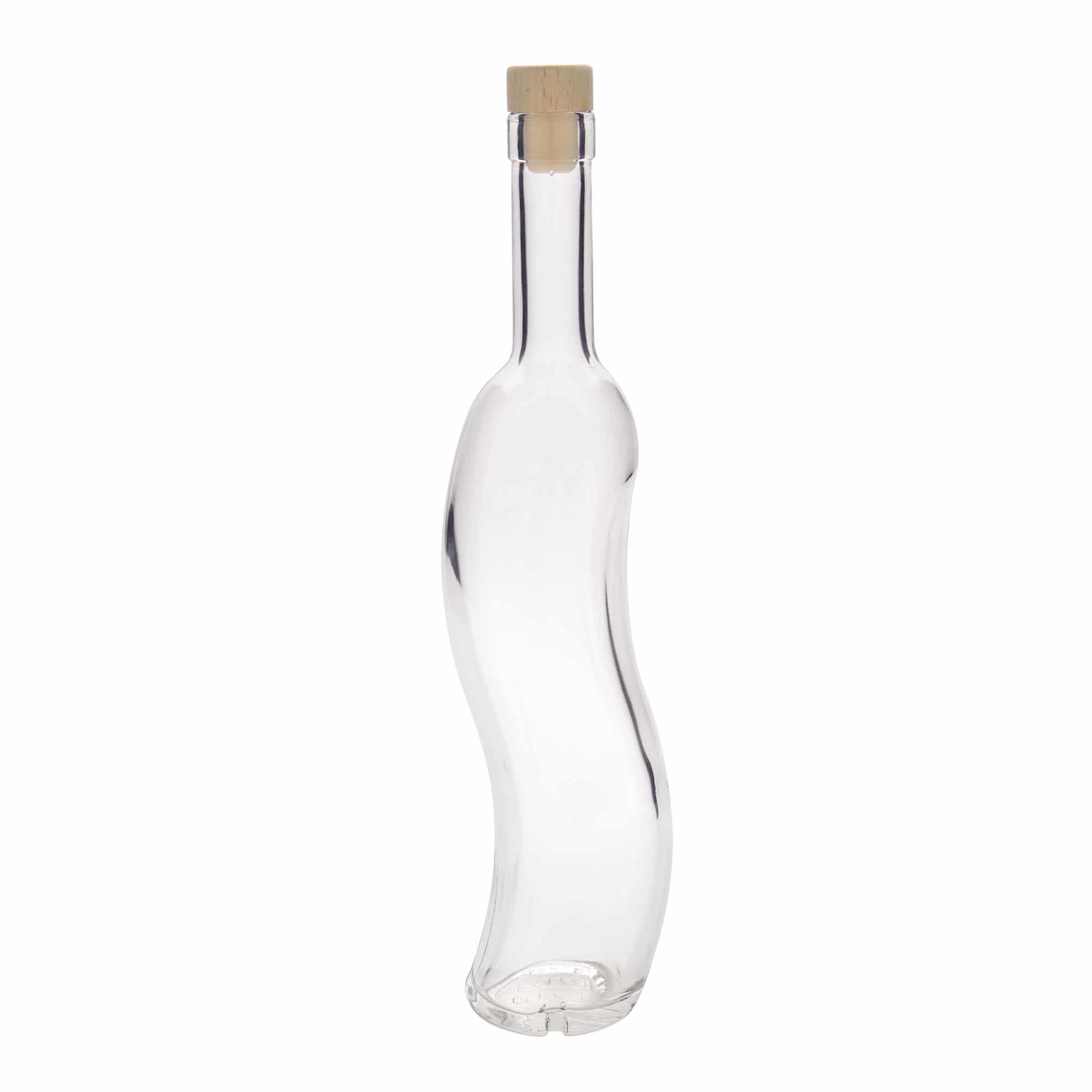 500 ml glasflaska 'La-Ola', halvrund, mynning: kork