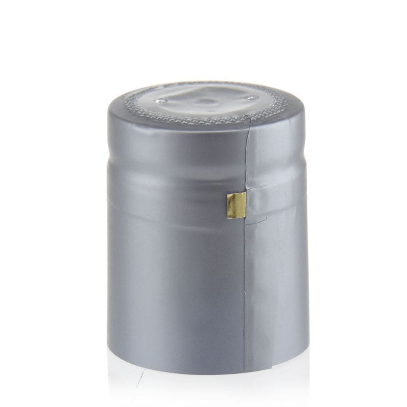 Krympkapsel 32x41, PVC-plast, silver