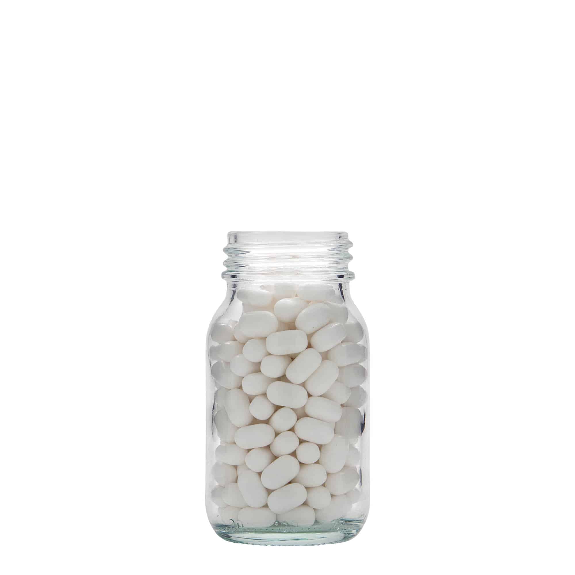 100 ml vid halsglas, öppning: DIN 40 100 ml vid halsglas, öppning: DIN 40