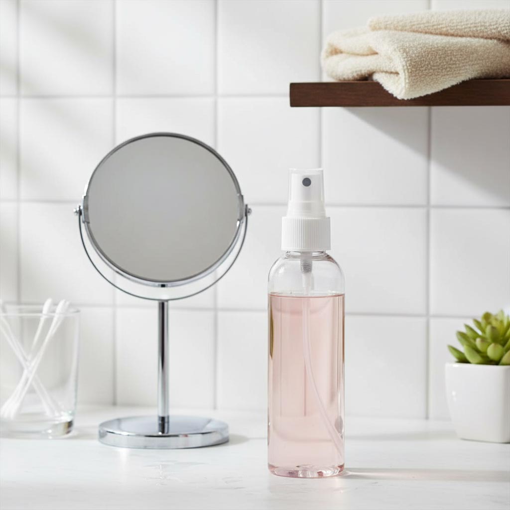 Skruvlock sprayfördelare, PP-plast, vit, för öppning: 20/410