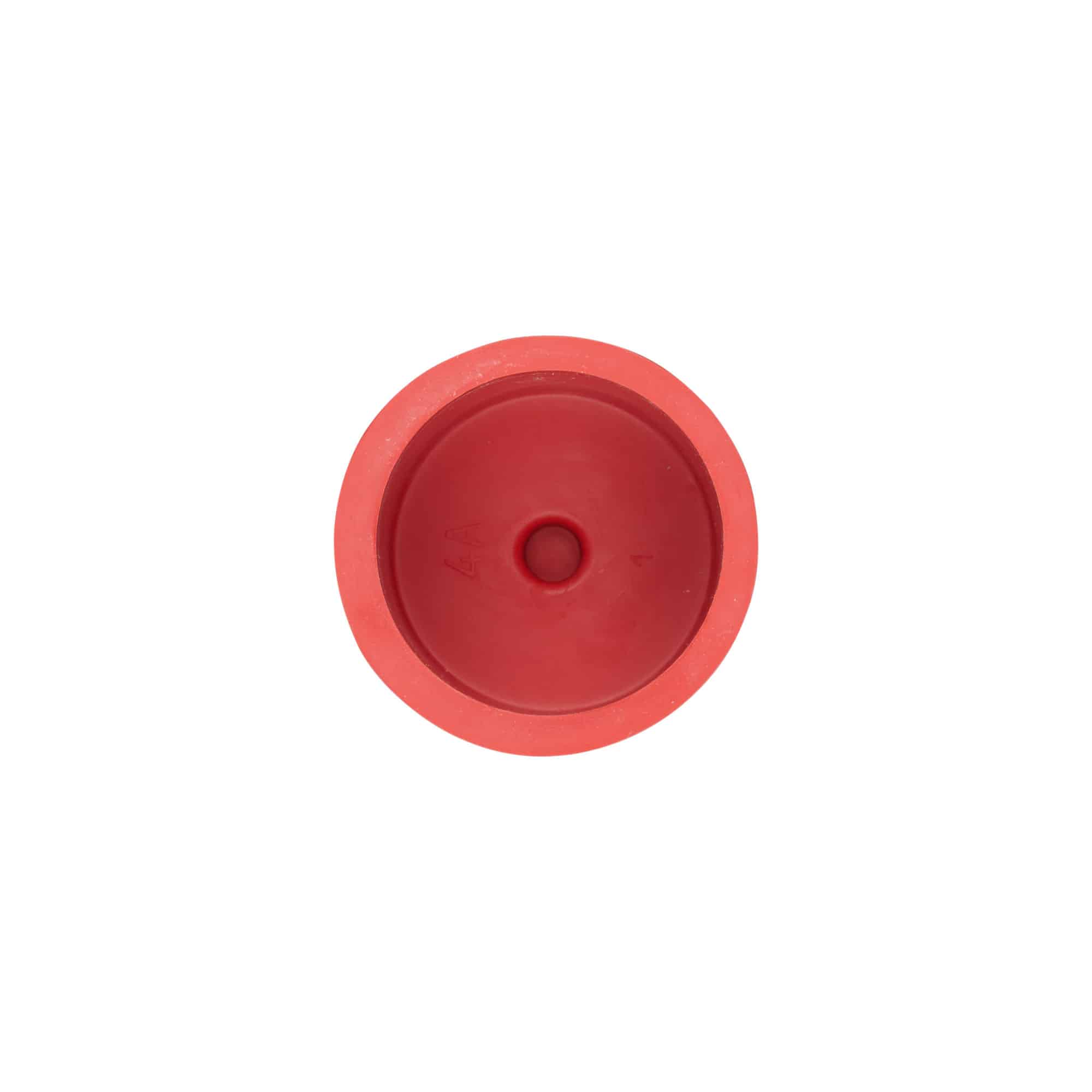 Mustlock typ 4a, gummi, röd Mustlock typ 4a, gummi, röd