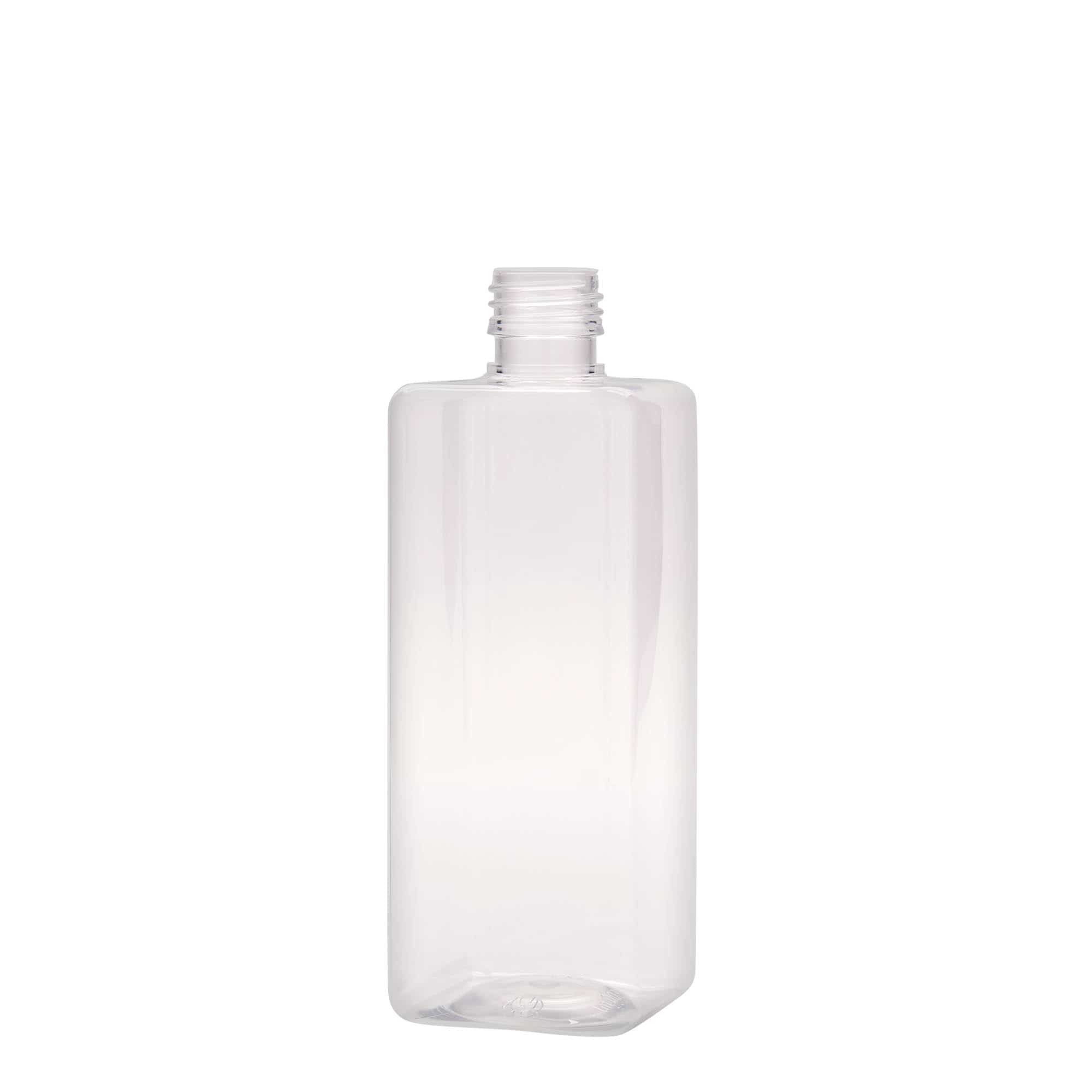500 ml PET-flaska 'Karl', kvadratisk, plast, mynning: PP 28
